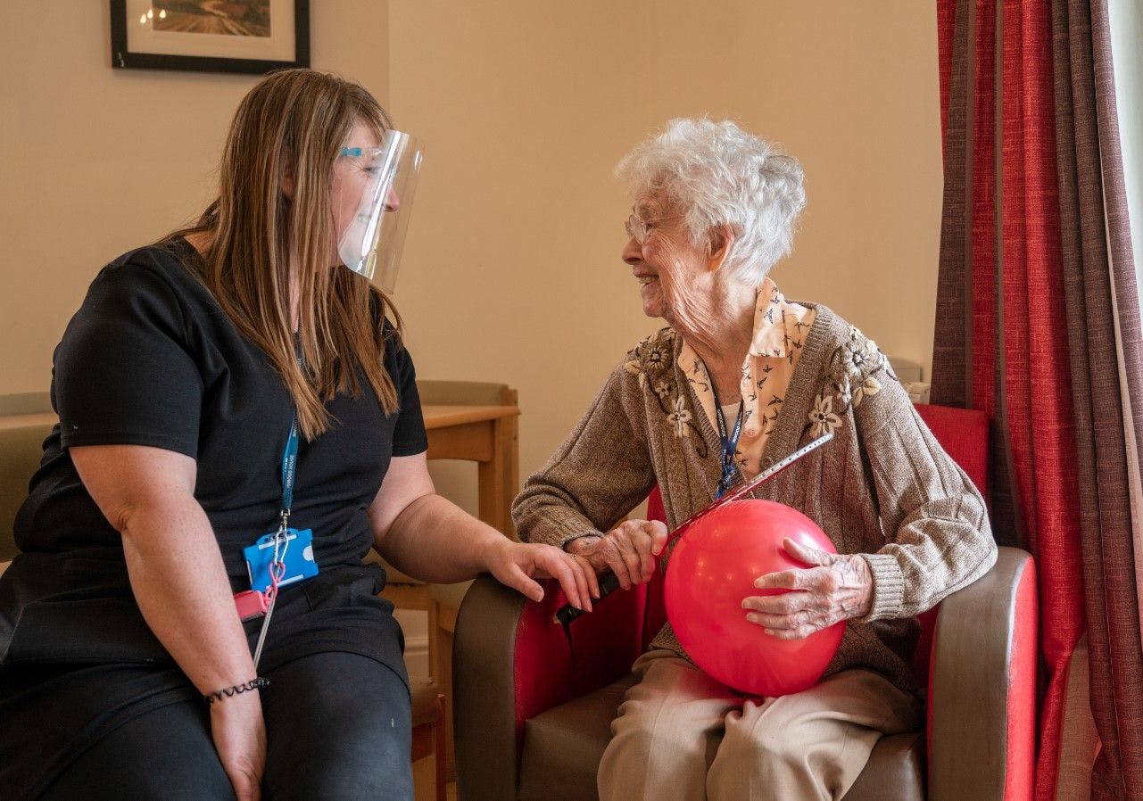 Residents and Staff Inwood House Care Home in Wakefield, West Yorkshire