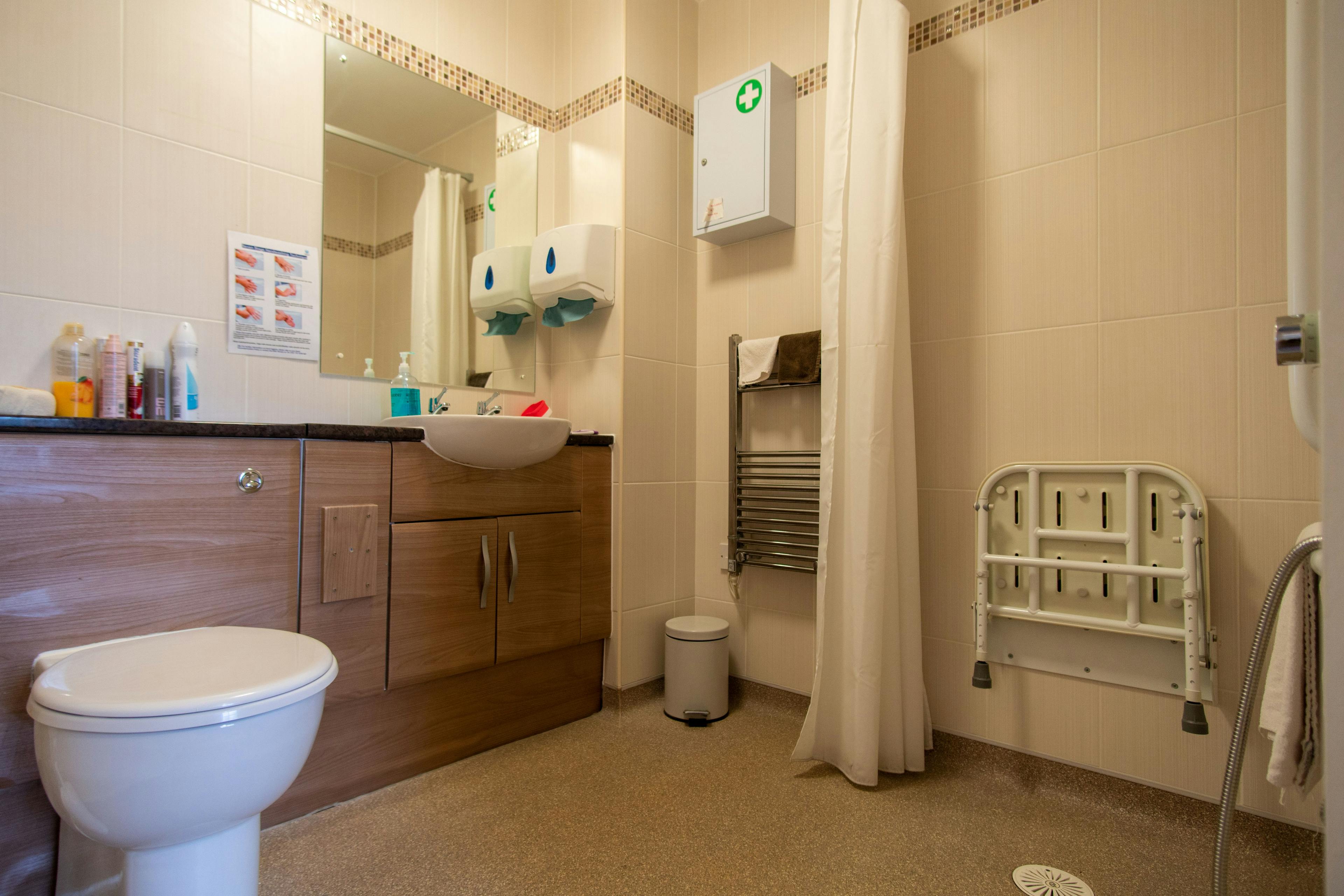 Bathroom at Stones Wood Care Home in Oldham, Greater Manchester