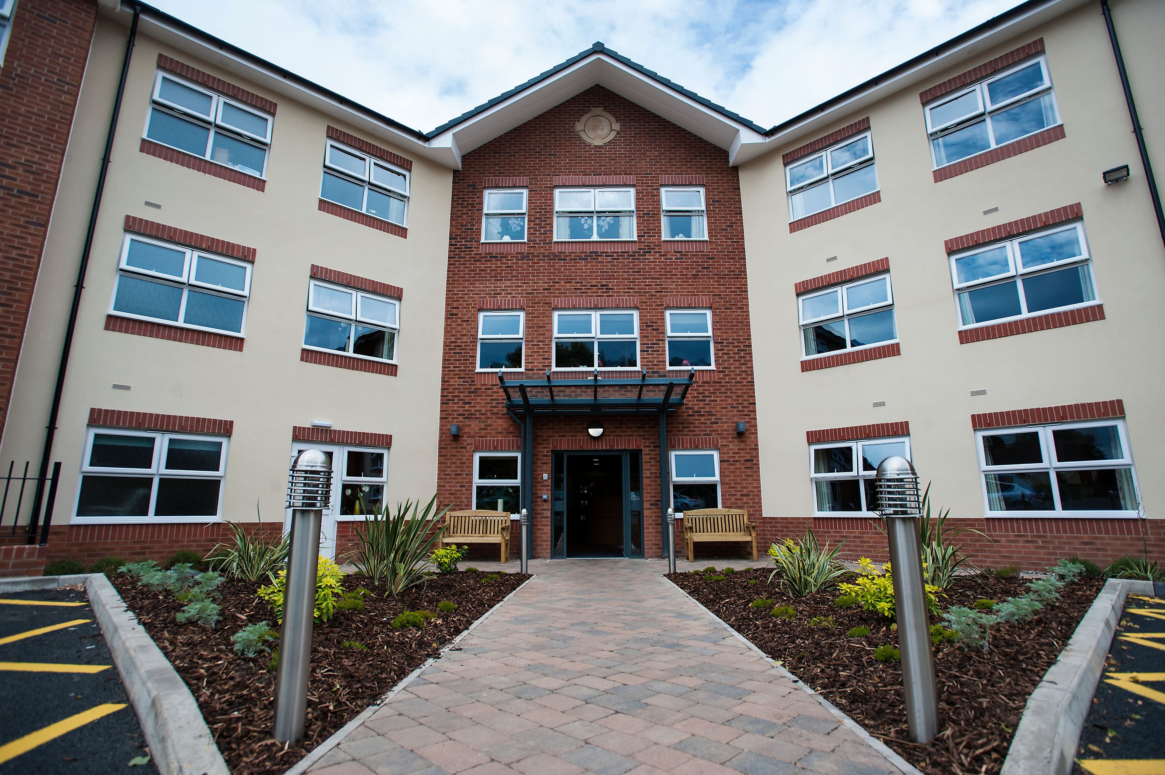 Exterior of Lime Tree Court in Bilston, West Midlands