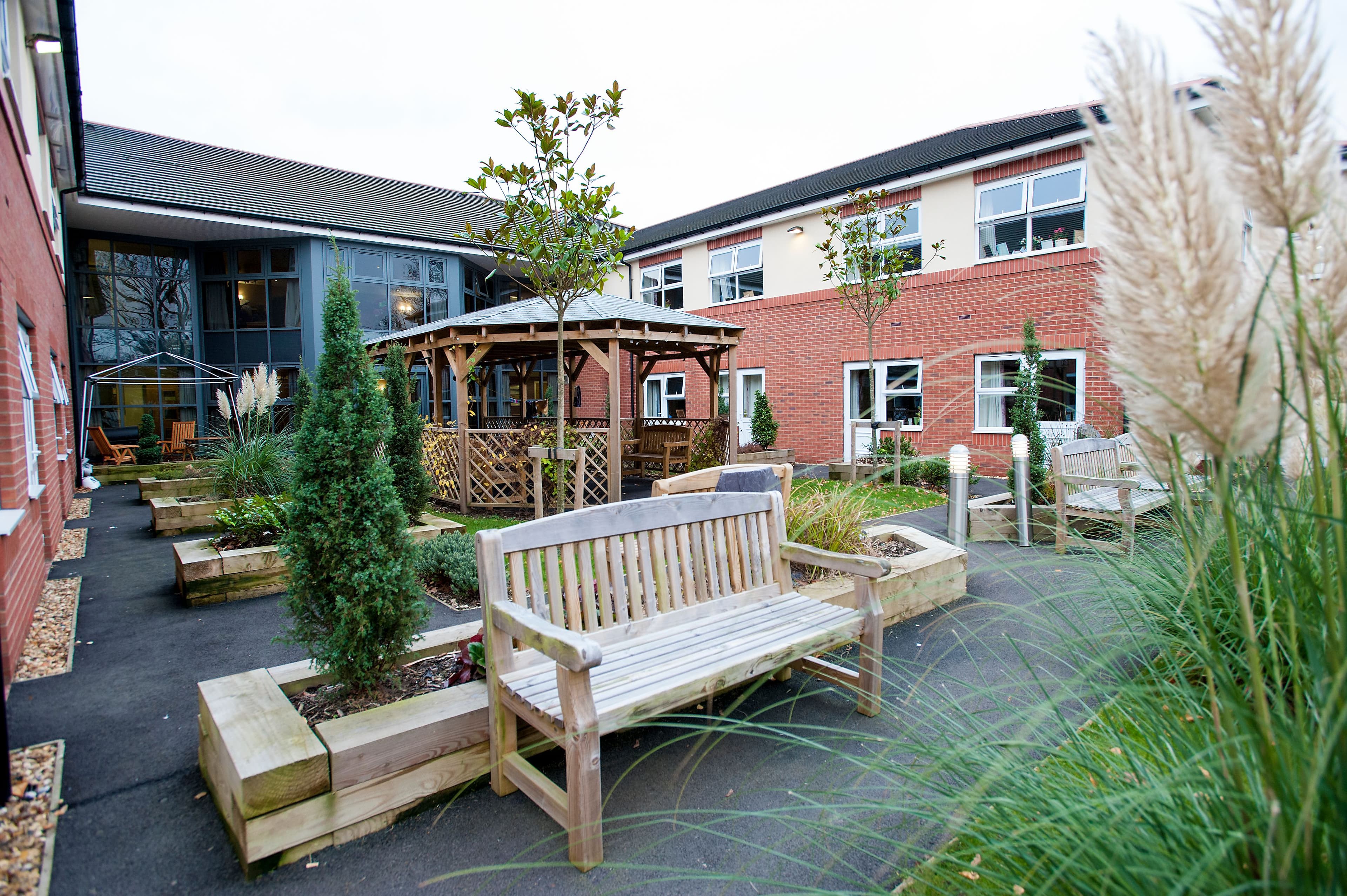 Courtyard at Redhill Court, Kings Norton, Birmingham