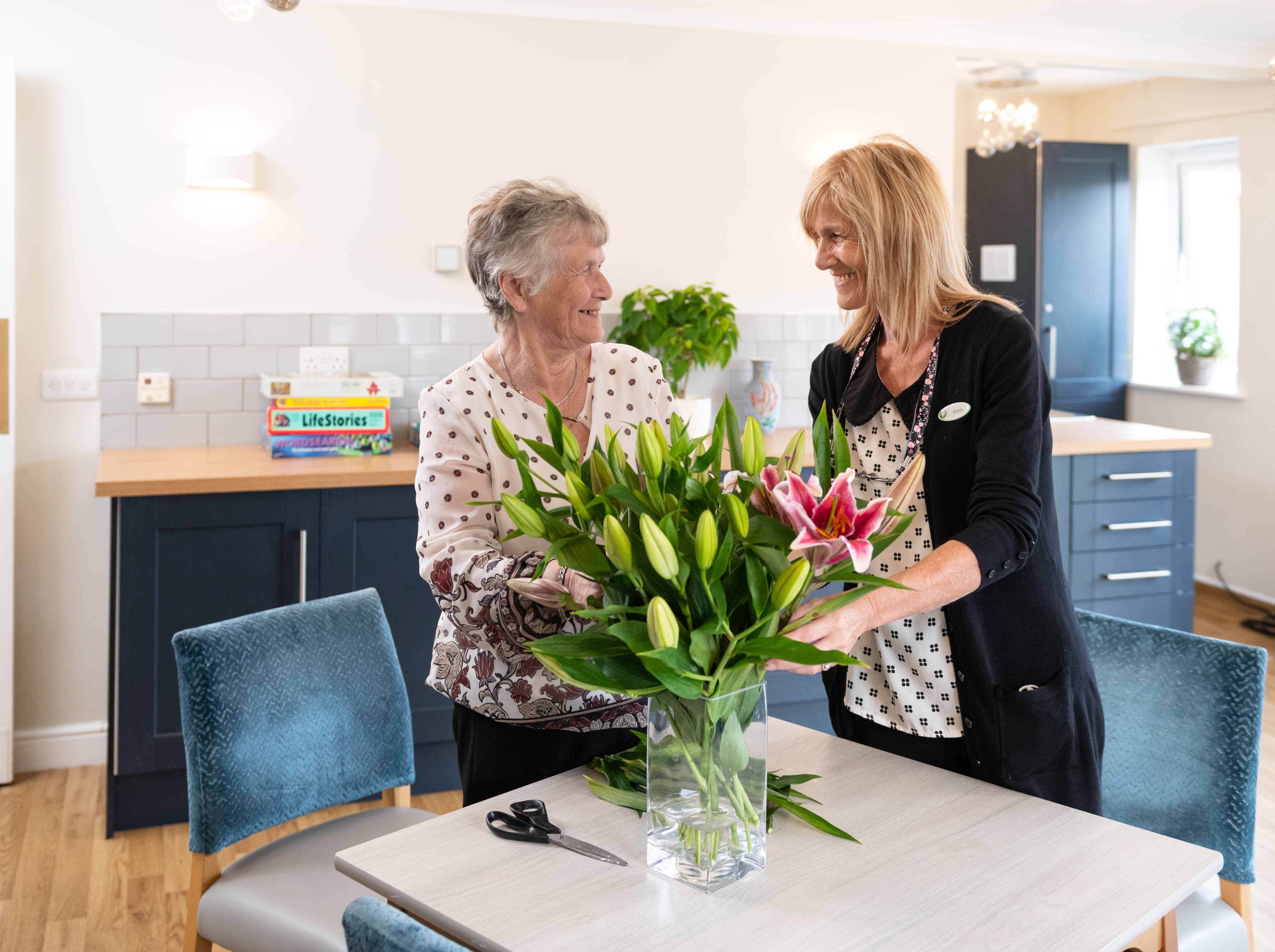 Resident at Aria Court Care Home in March, Fenland