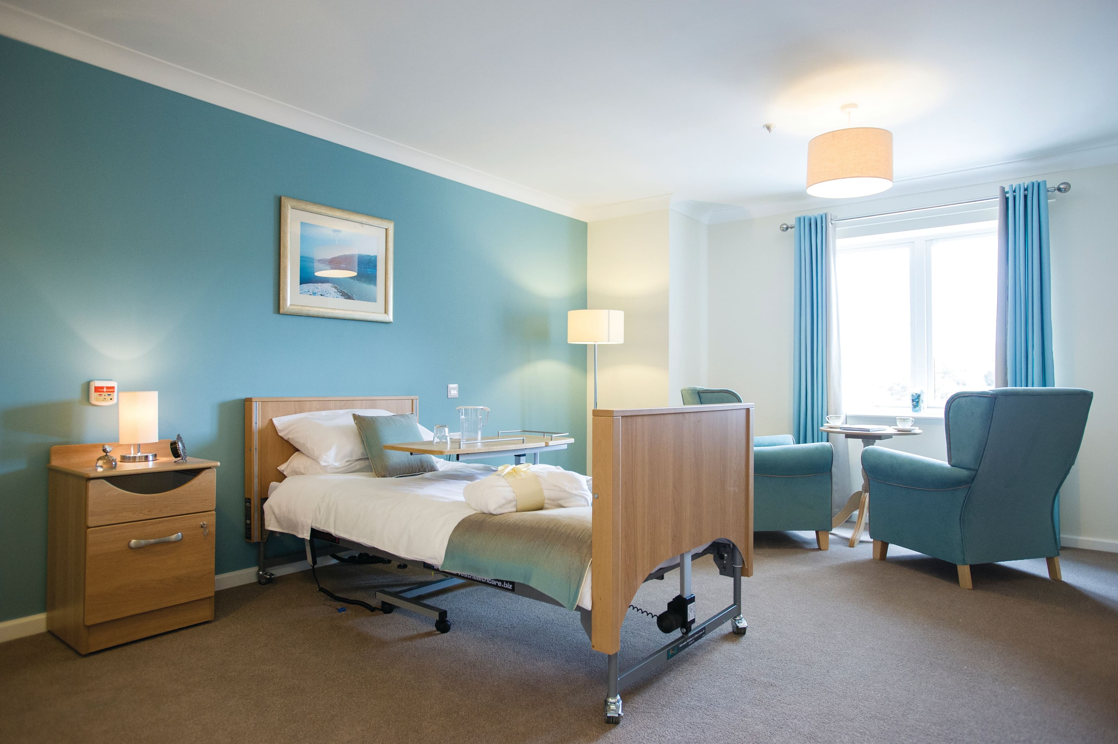 Bedroom of Juniper House in Worcester, Worcestershire