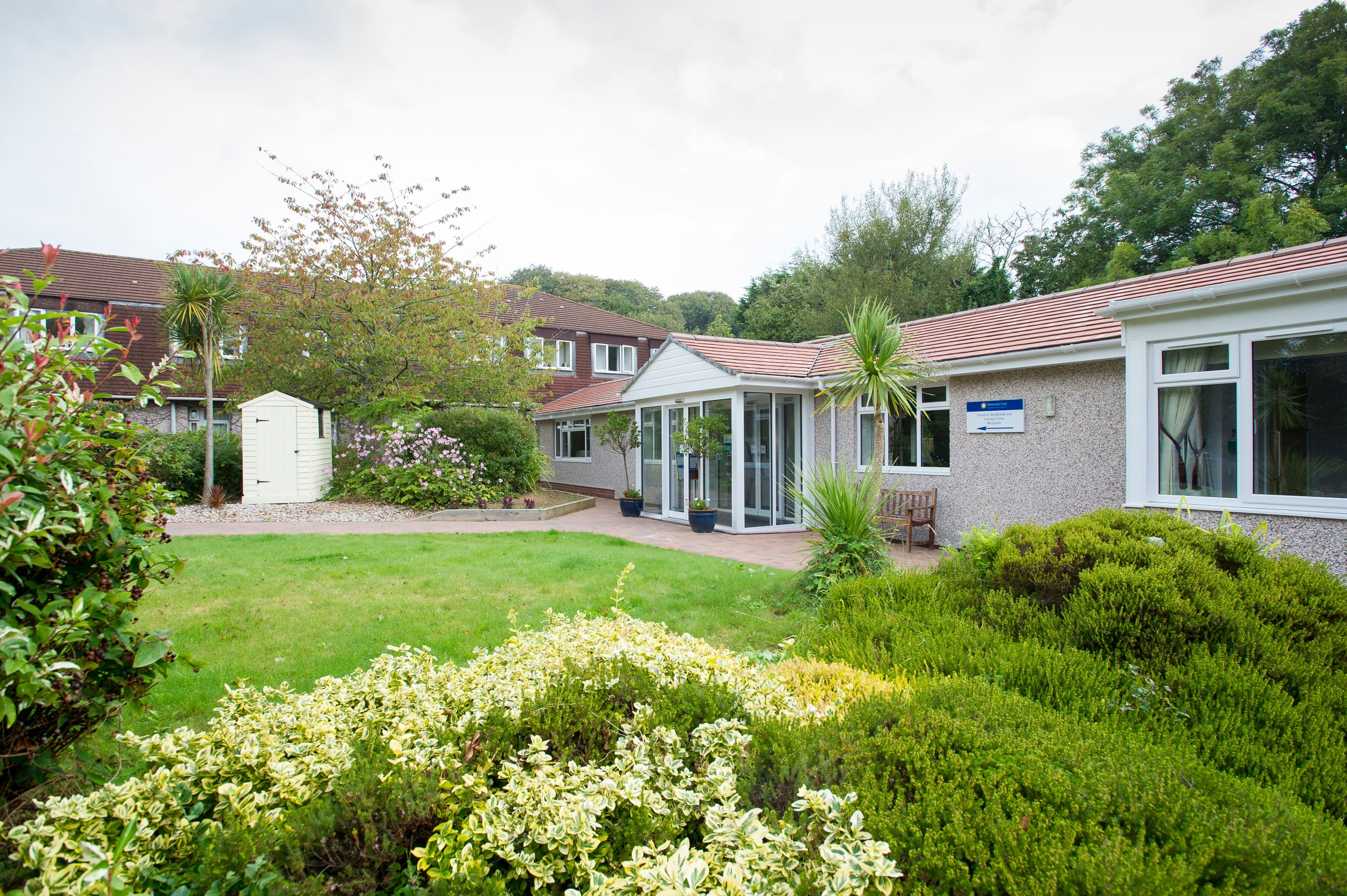 Exterior of Fuzehatt Care Home in Plymouth, Devon