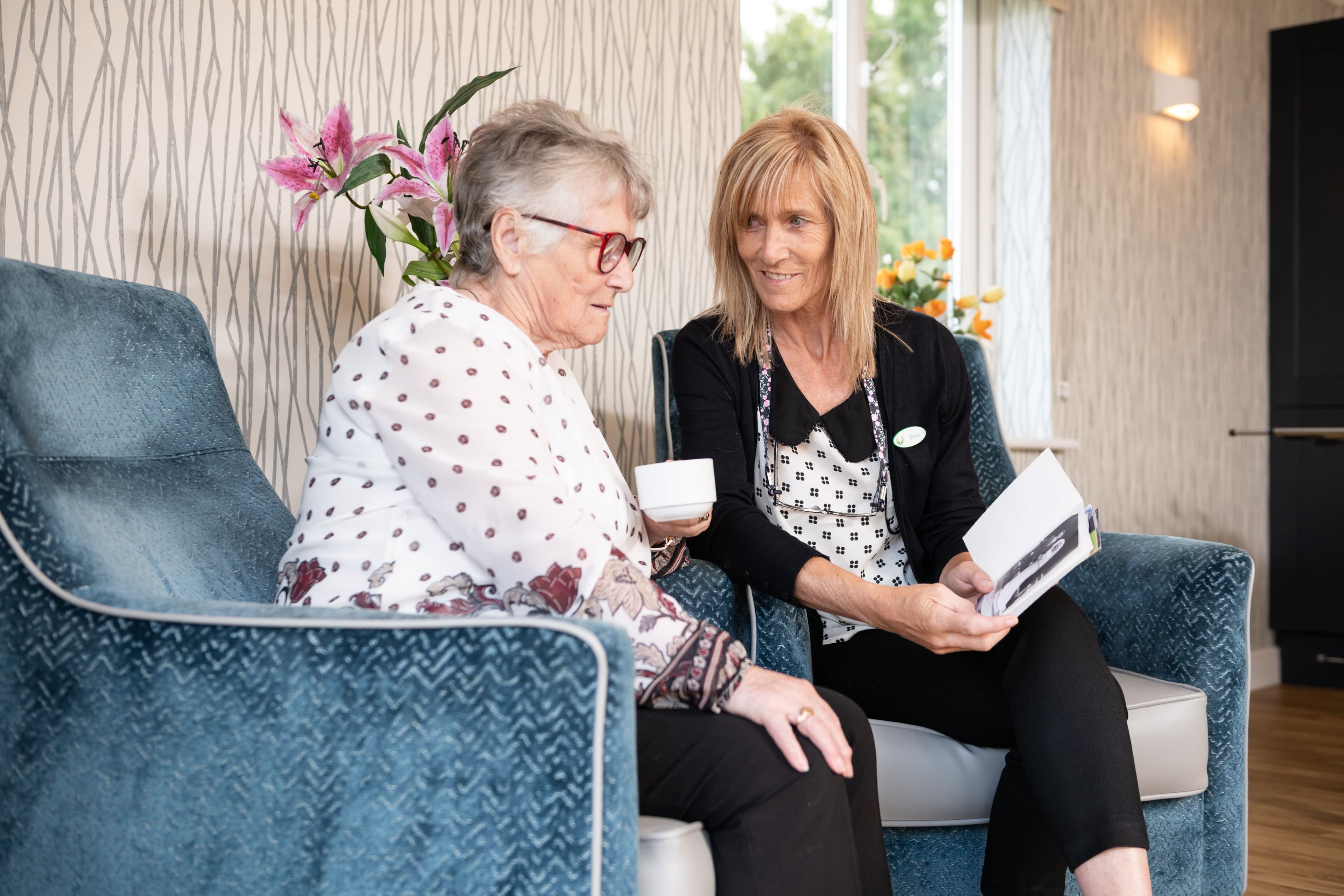 Resident at Aria Court Care Home in March, Fenland