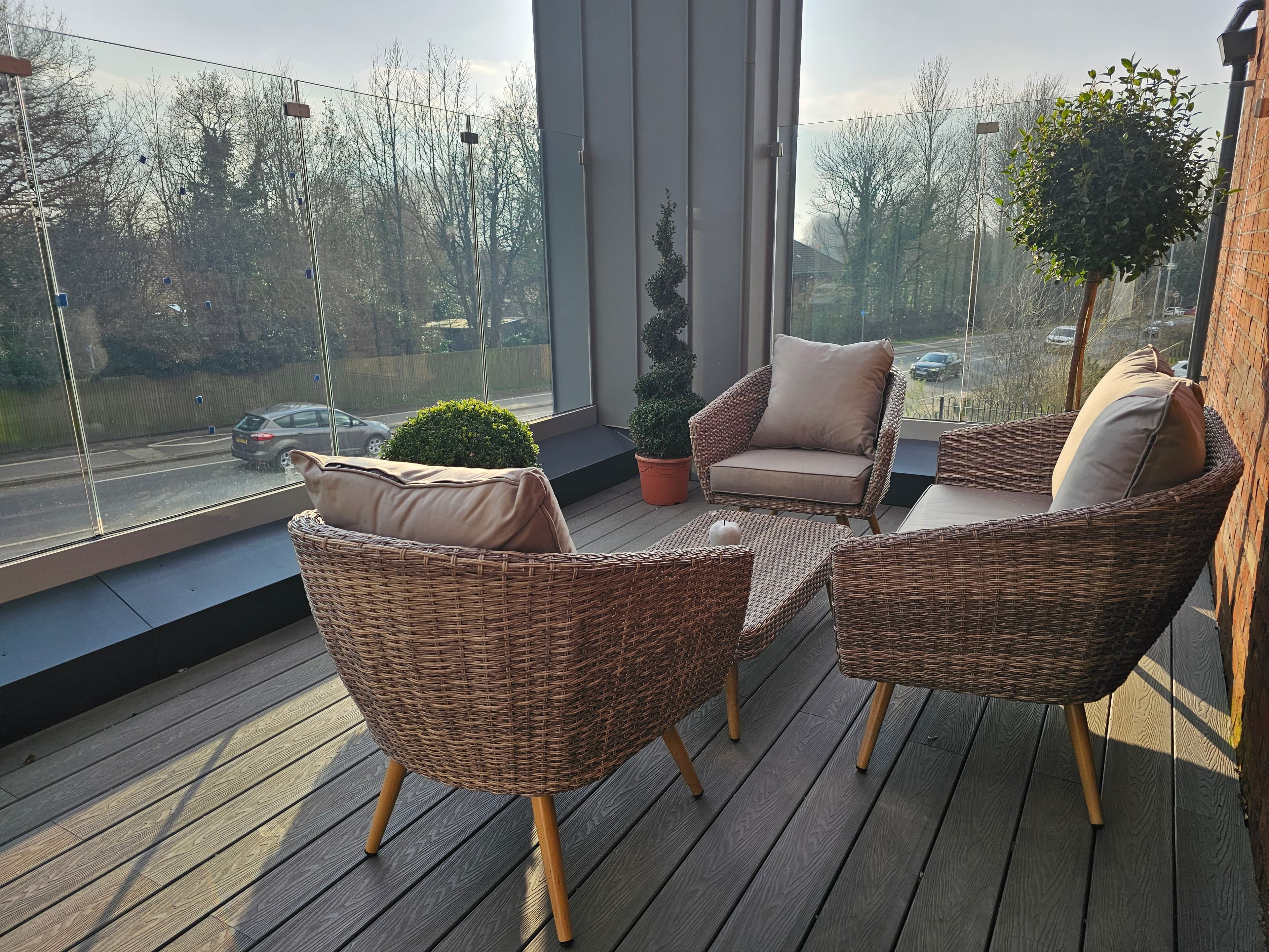 Terrace of Astley View care home in Chorley