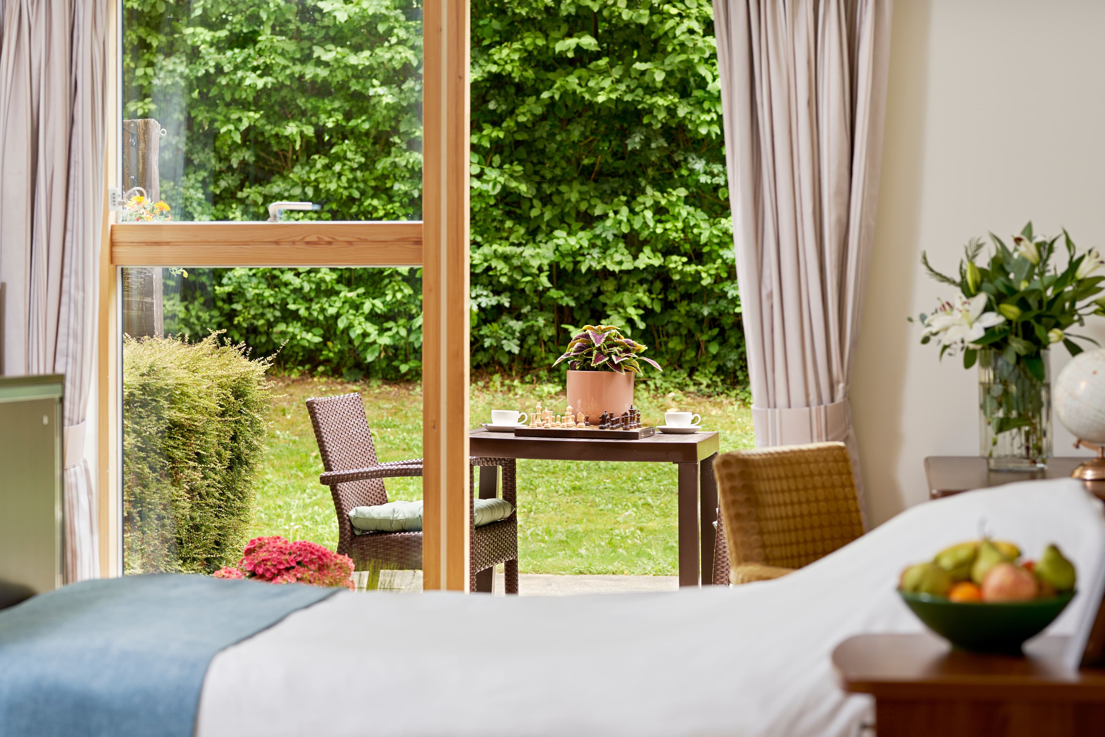 Bedroom of Whittington House Care Home in Cheltenham, Gloucestershire