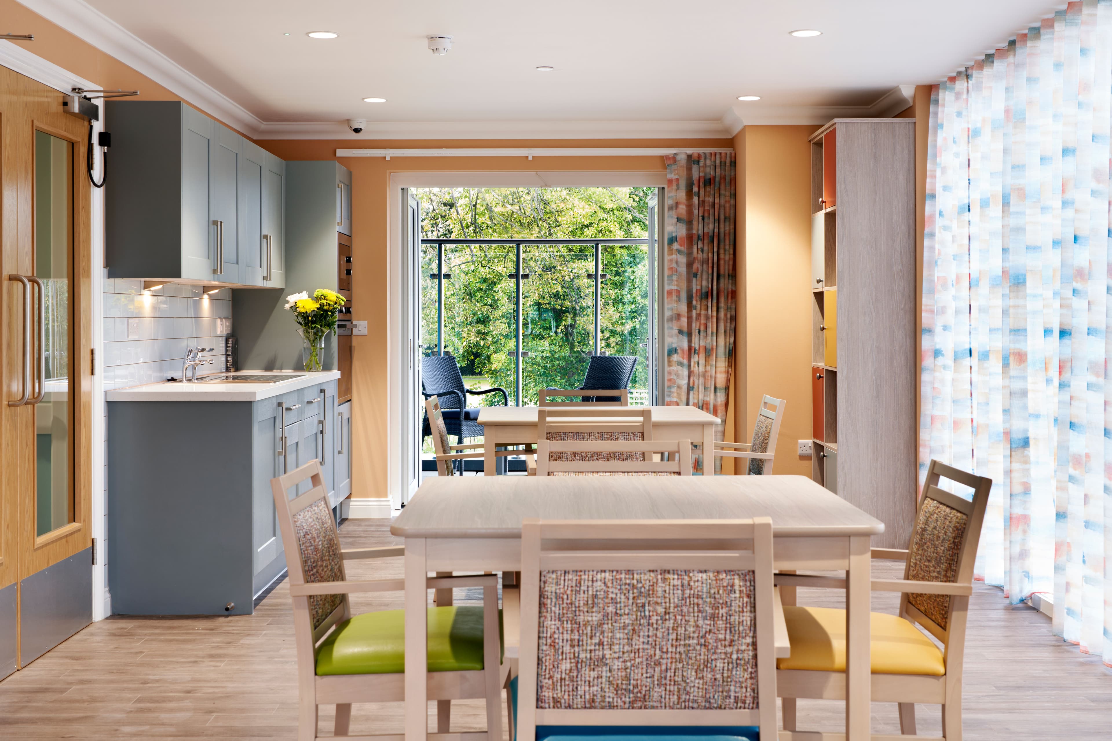 Dining area at Tarring Manor in Worthing, West Sussex