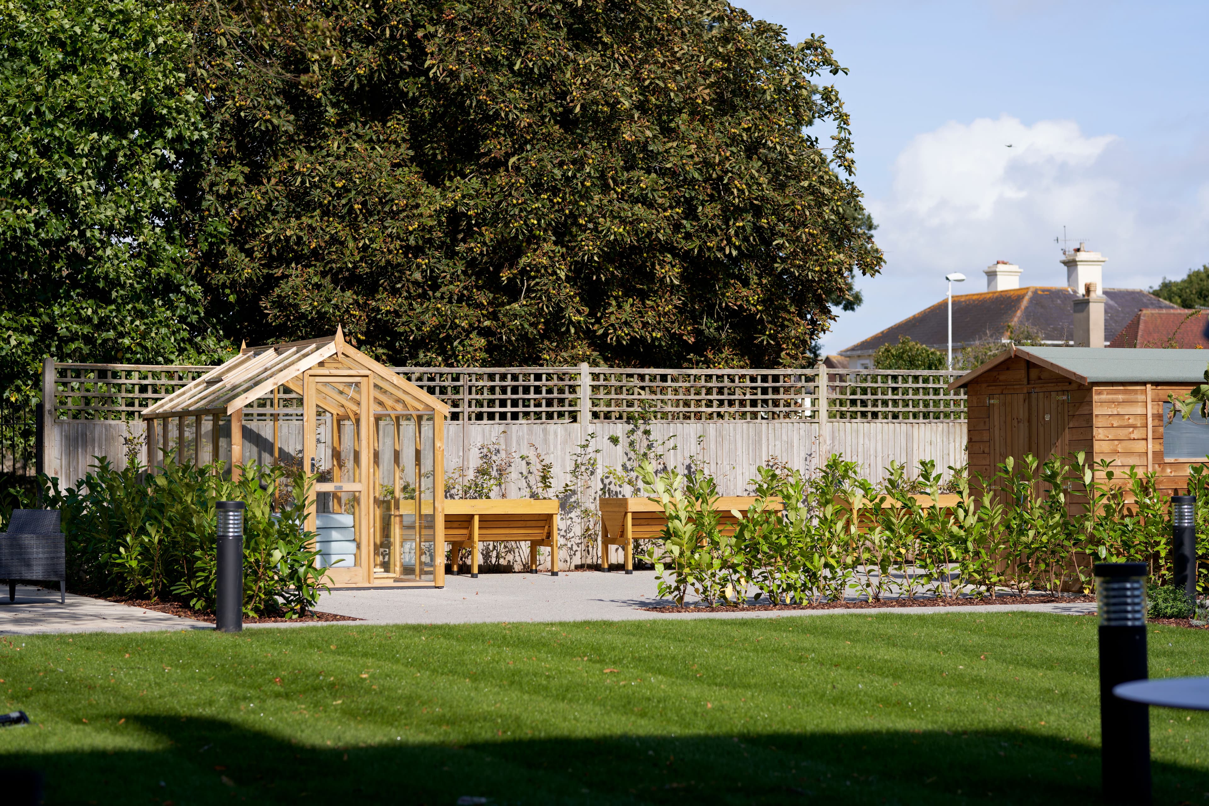 Garden at Tarring Manor in Worthing, West Sussex