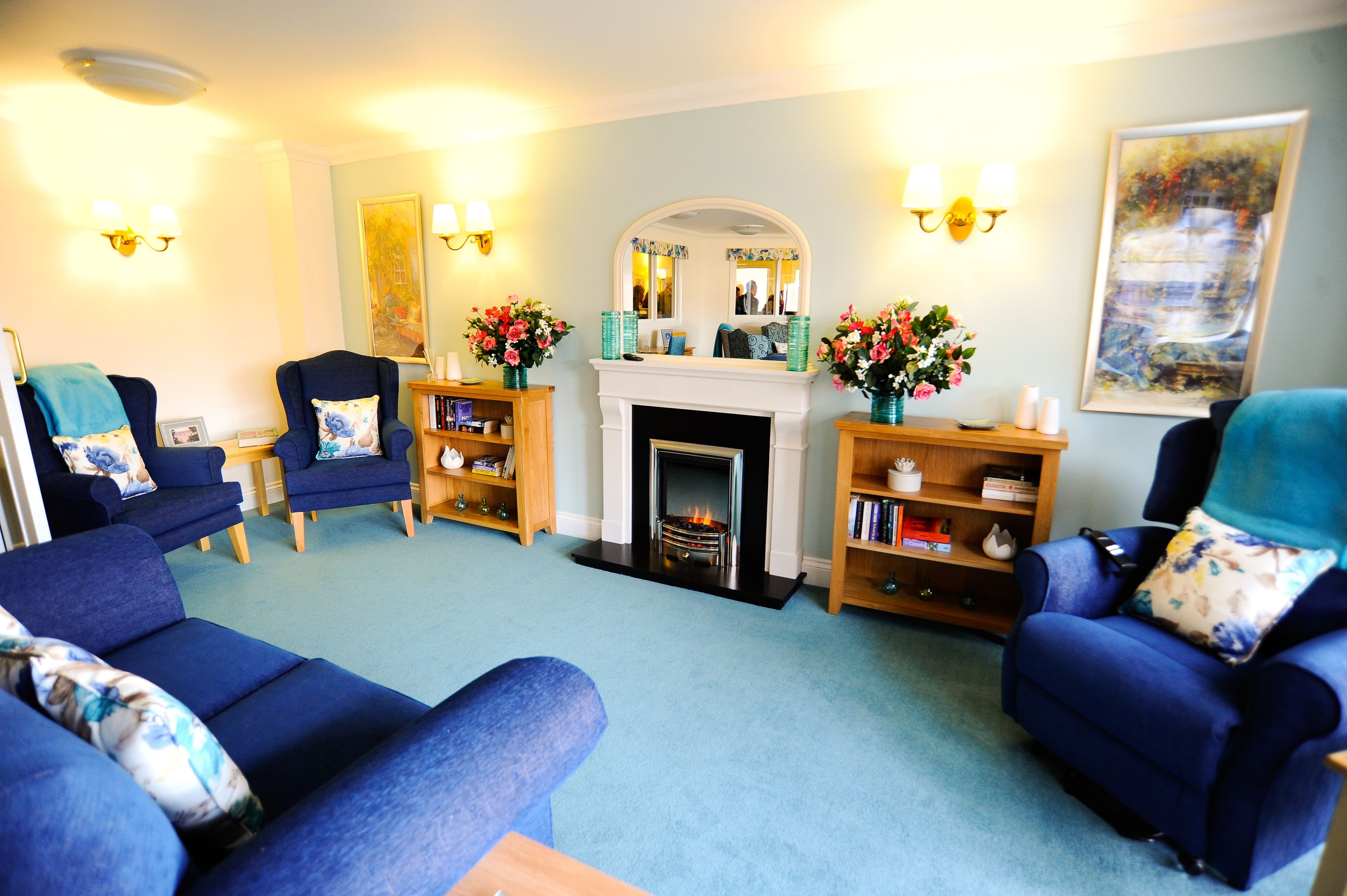 Lounge at Ritson Lodge Care Home in Gorleston-on-Sea, Great Yarmouth