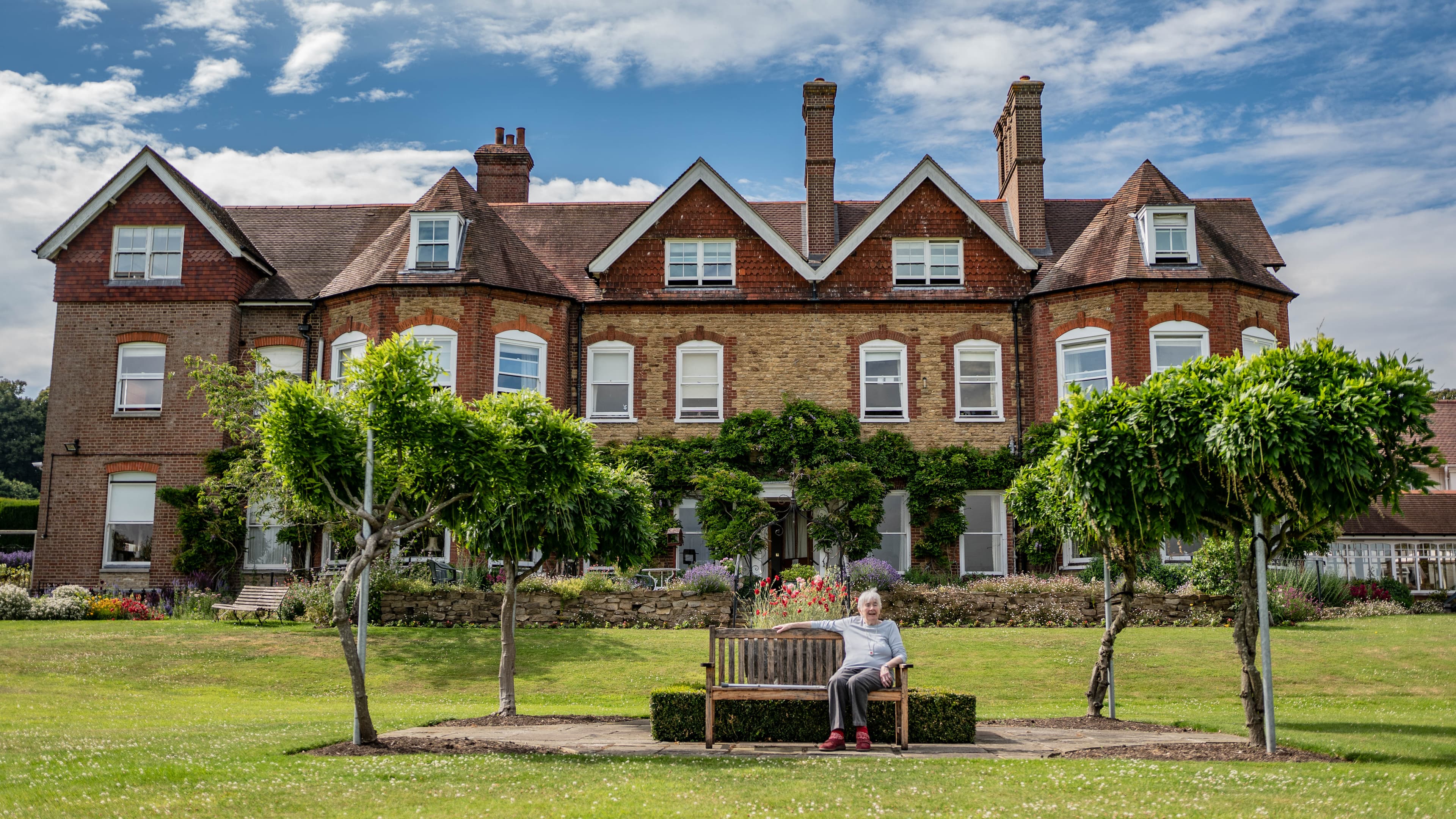 Garden at Birtley House Retirement Development in Guildford, Surrey