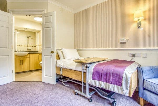 Bedroomof Northampton care home in Northampton, East Midlands