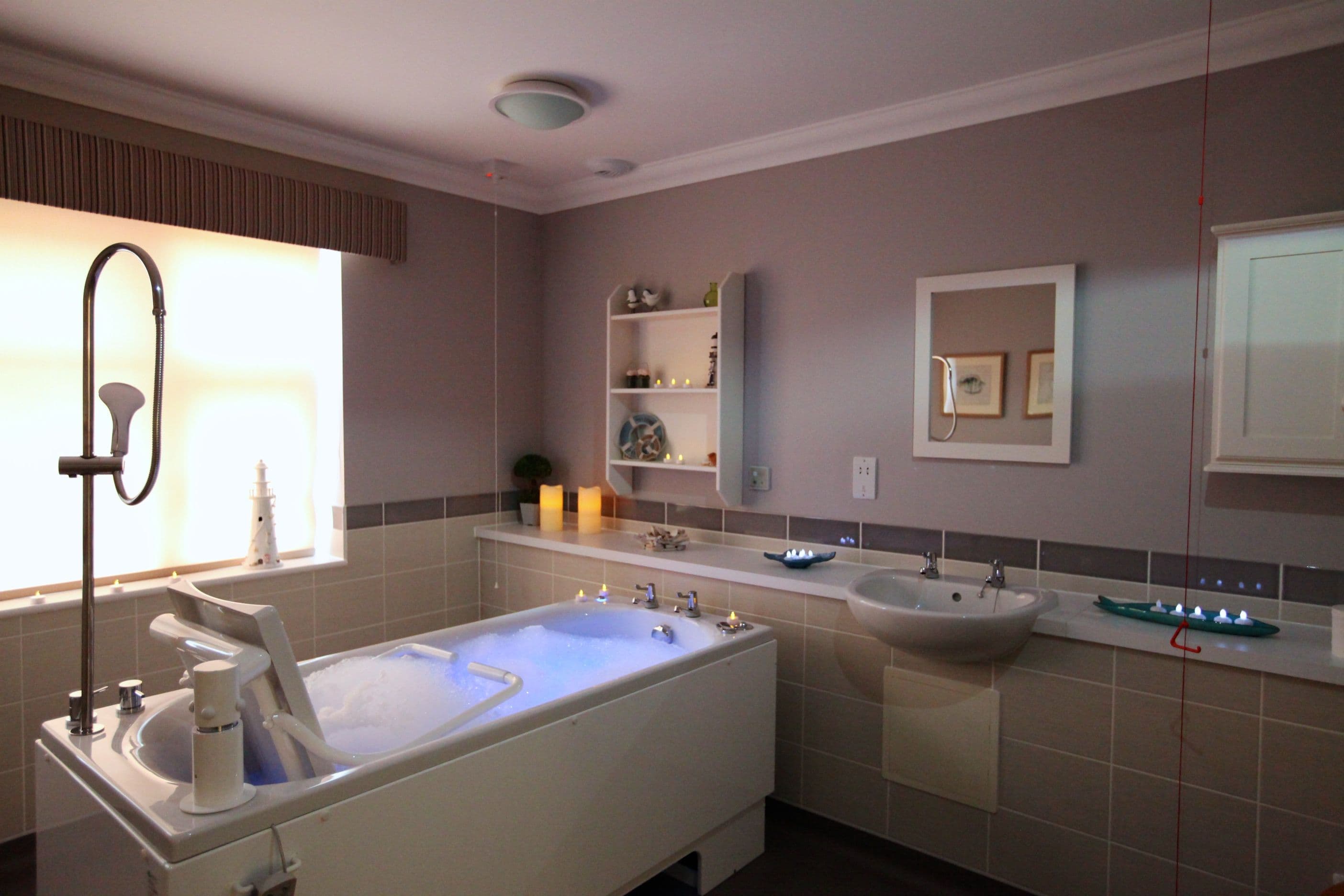 Bathroom of Bryn Ivor Lodge care home in Newport, Cardiff