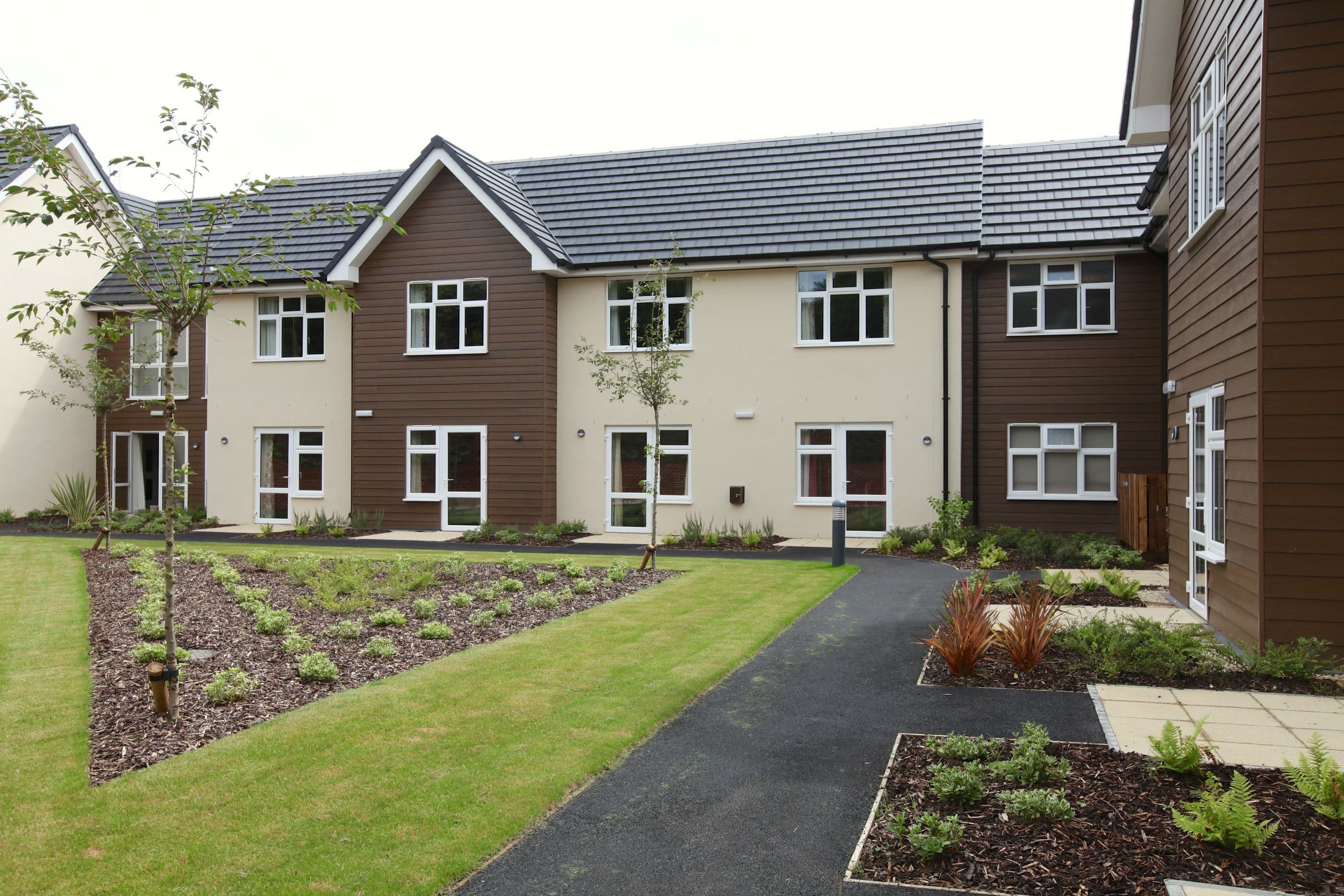 Exterior of Bryn Ivor Lodge care home in Newport, Cardiff