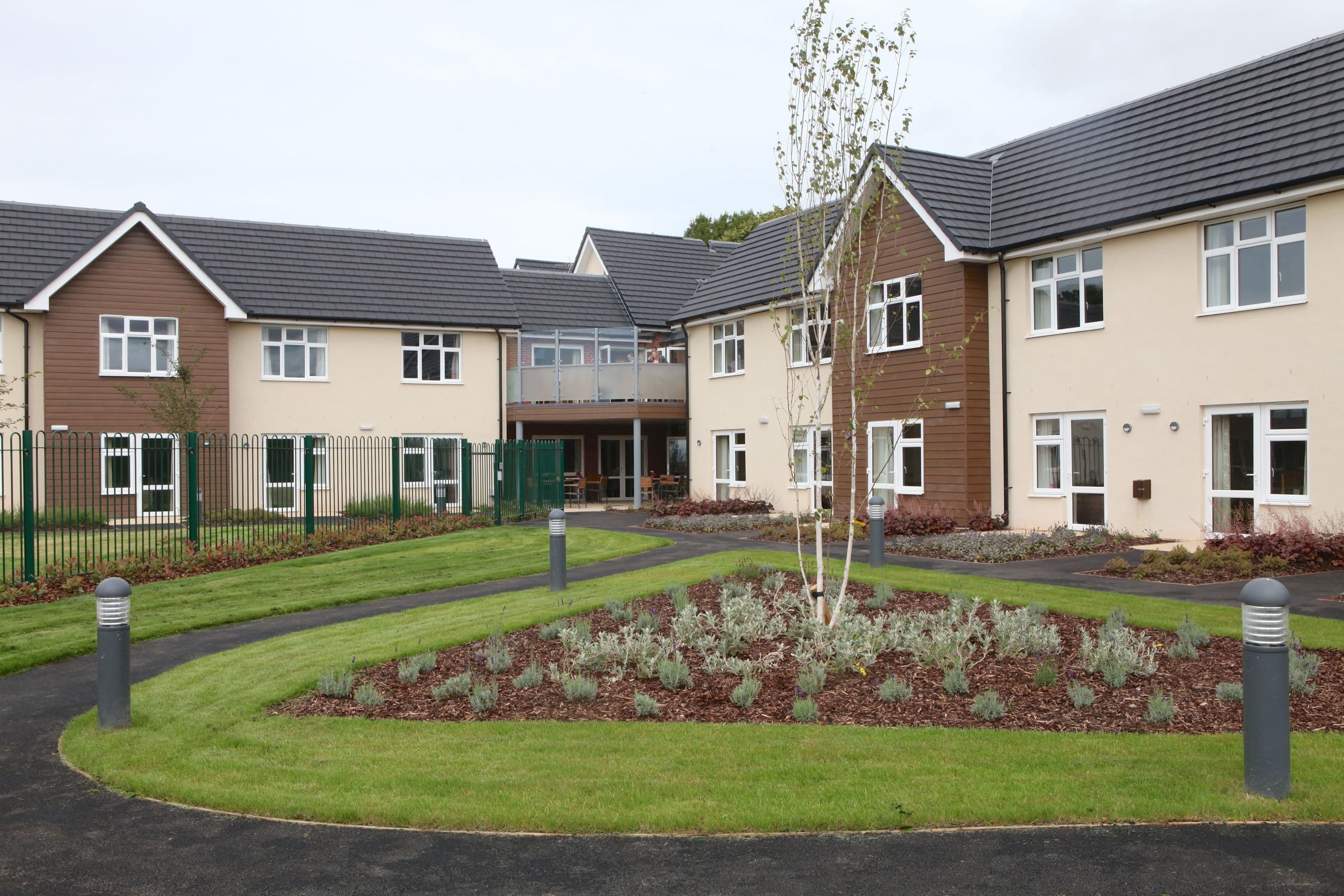 Exterior of Bryn Ivor Lodge care home in Newport, Cardiff