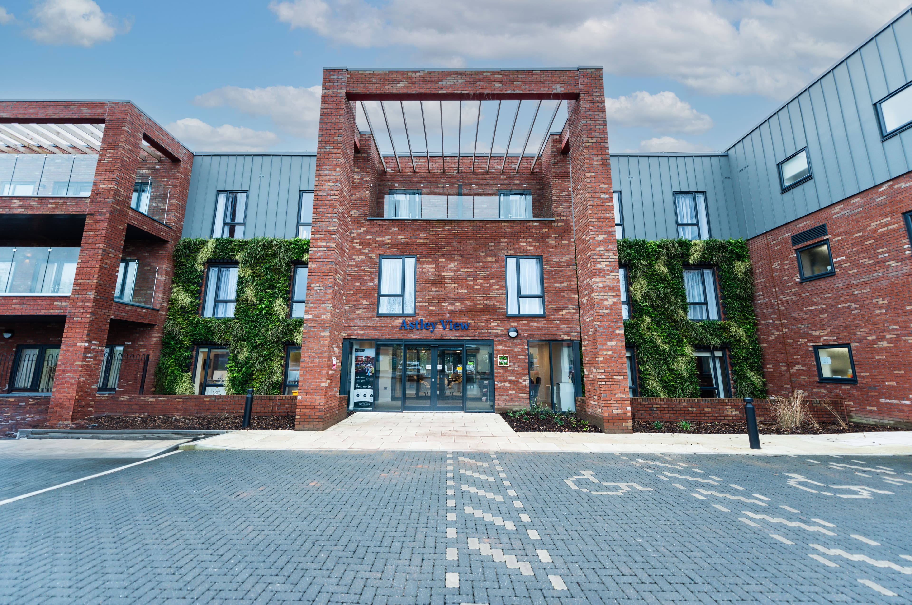 Exterior of Astley View care home in Chorley