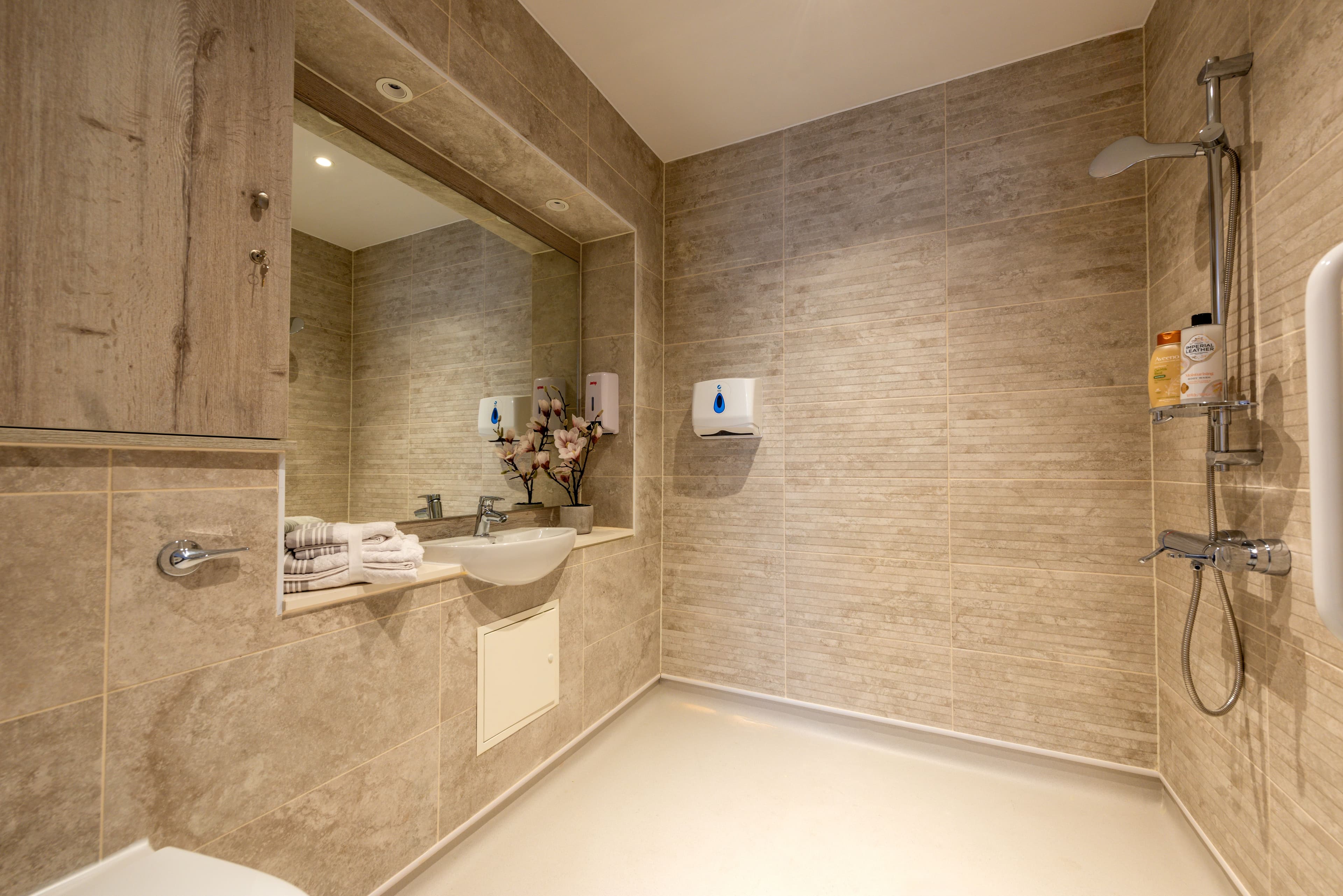 Bathroom of Astley View care home in Chorley