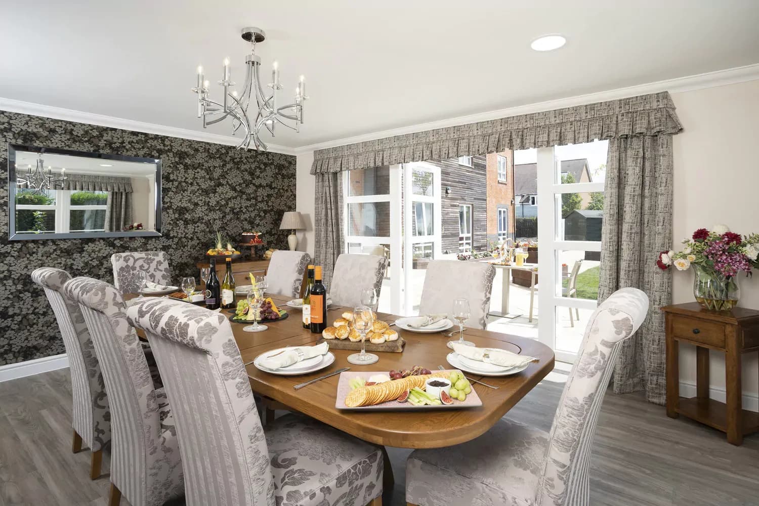 Private Dining Room at Acorn Court Care Home in Redhill, Surrey