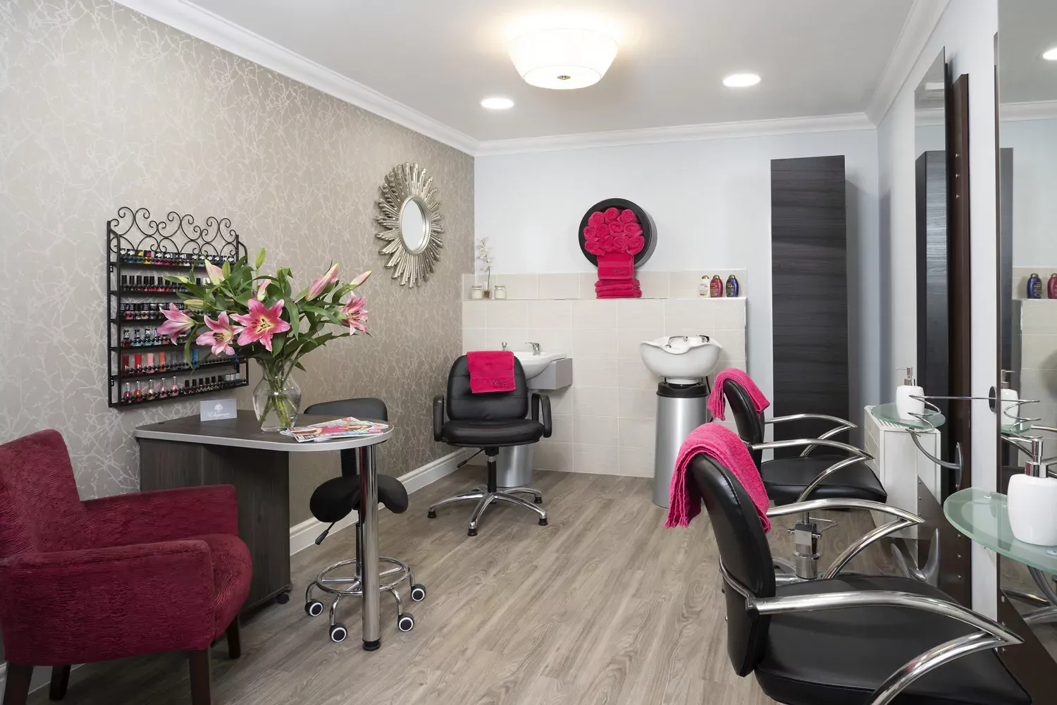 Salon at Acorn Court Care Home in Redhill, Surrey