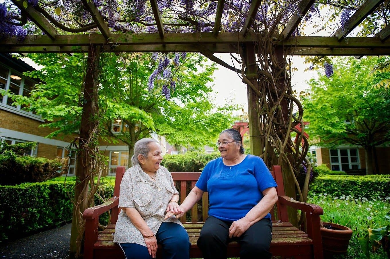 Garden at Ashna House Care Home in Streatham, London