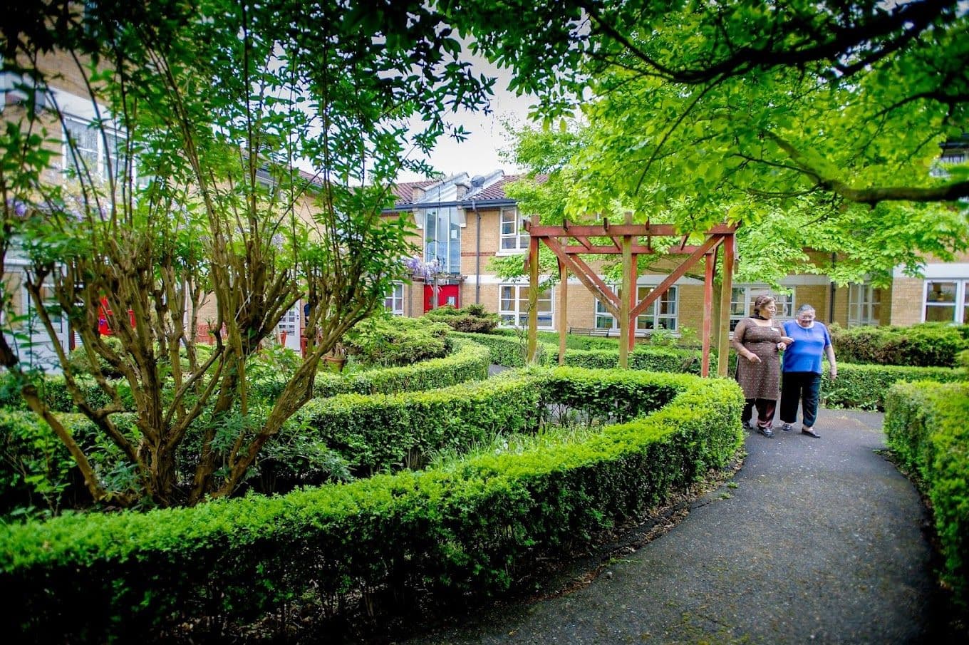 Garden at Ashna House Care Home in Streatham, London