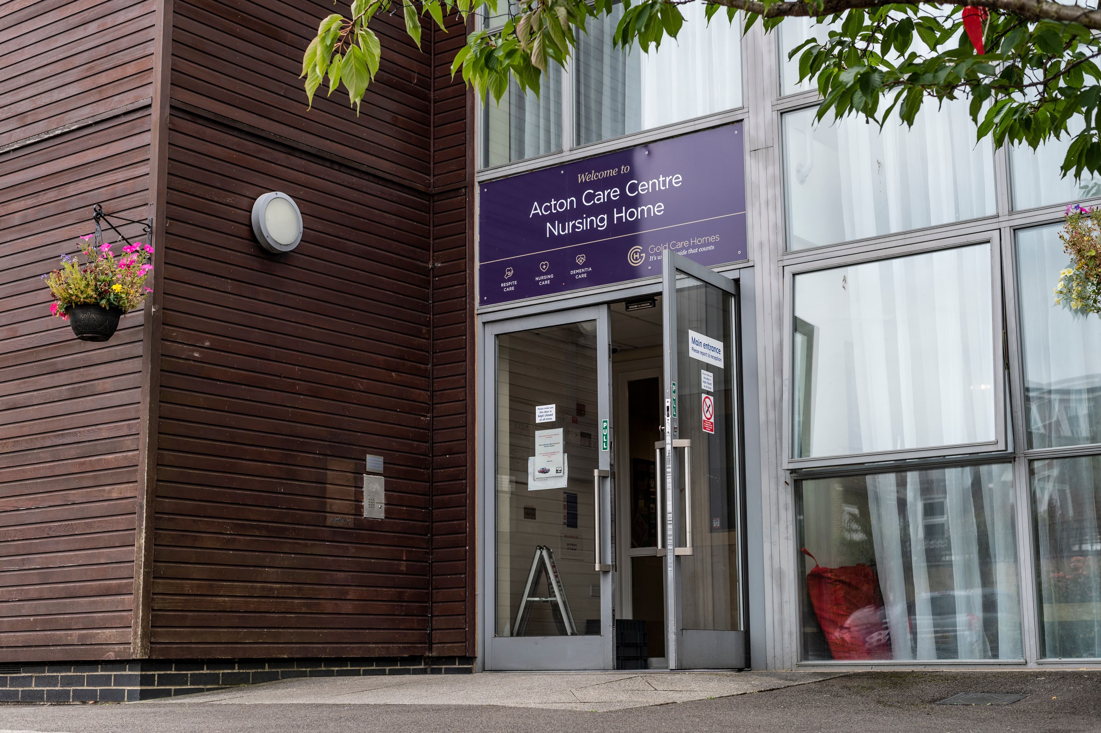 Exterior of Acton Care Home in London, England