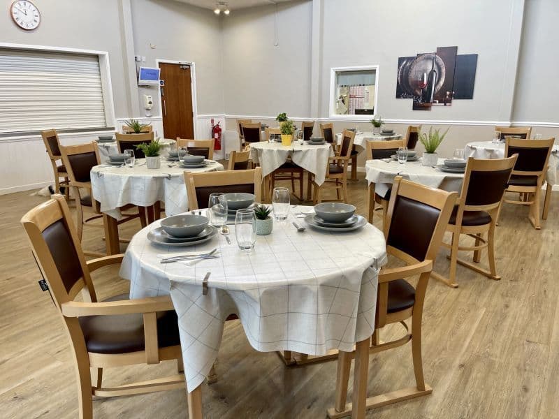 Dining Room at Agnes and Arthur Care Home in Stoke-on-Trent, Staffordshire