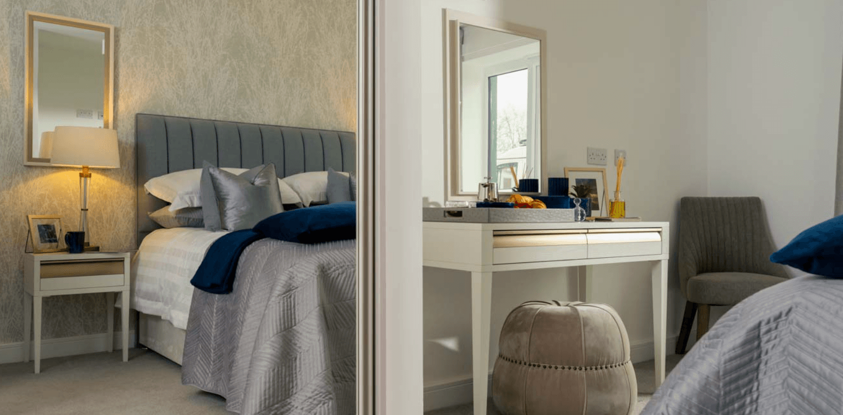 Bedroom at Alderman Lodge Retirement Apartment in Brighouse, West Yorkshire