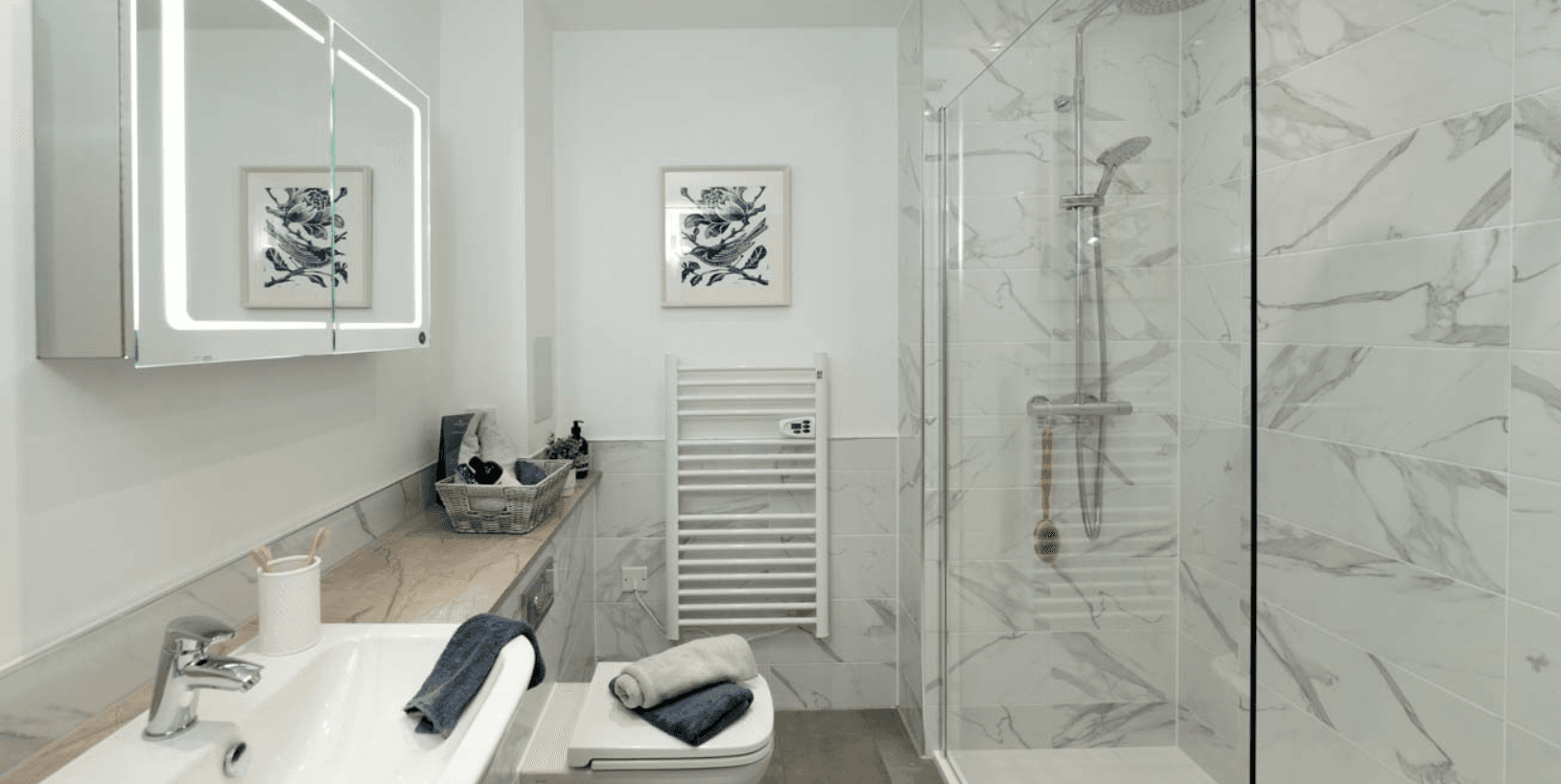 Bathroom at Alderman Lodge Retirement Apartment in Brighouse, West Yorkshire