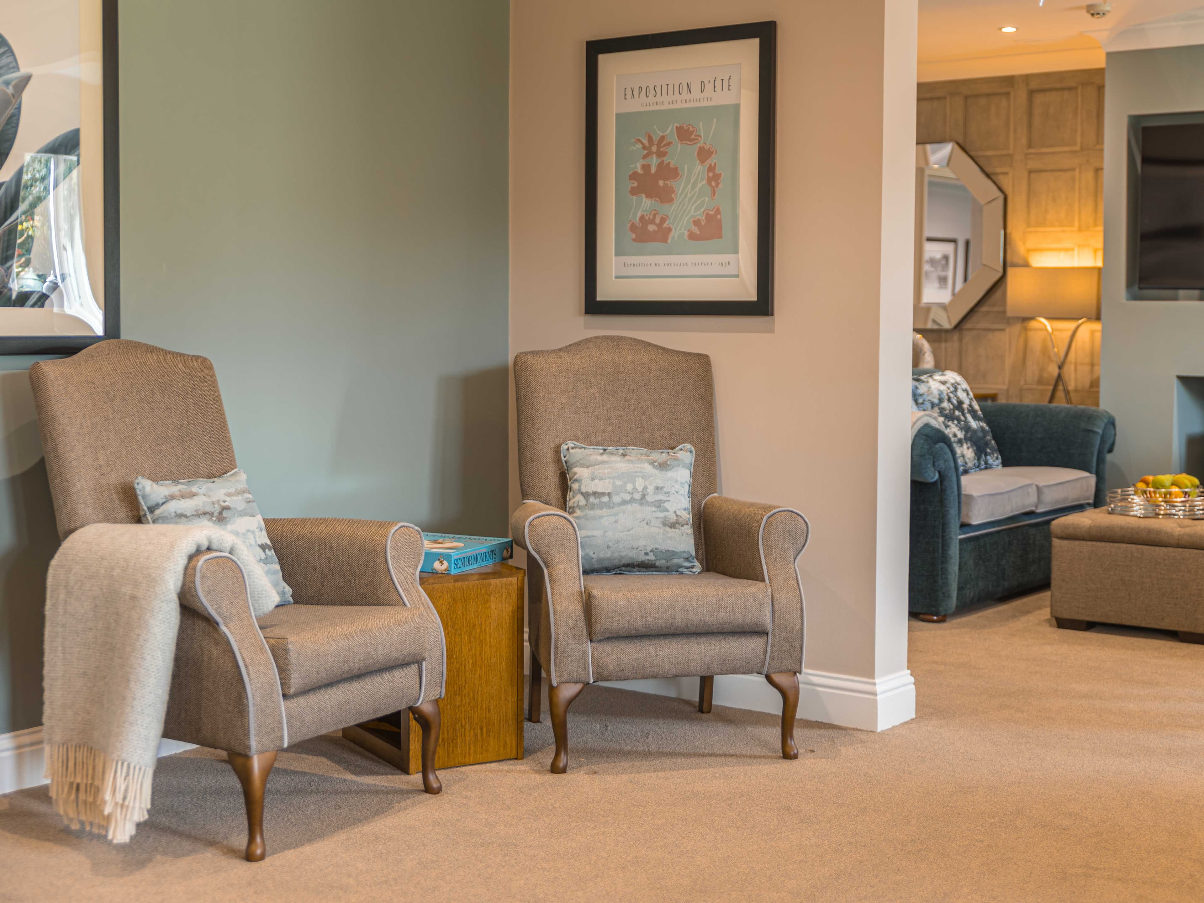 Communal Area at Alice Grange Care Home in Kesgrave, East Suffolk