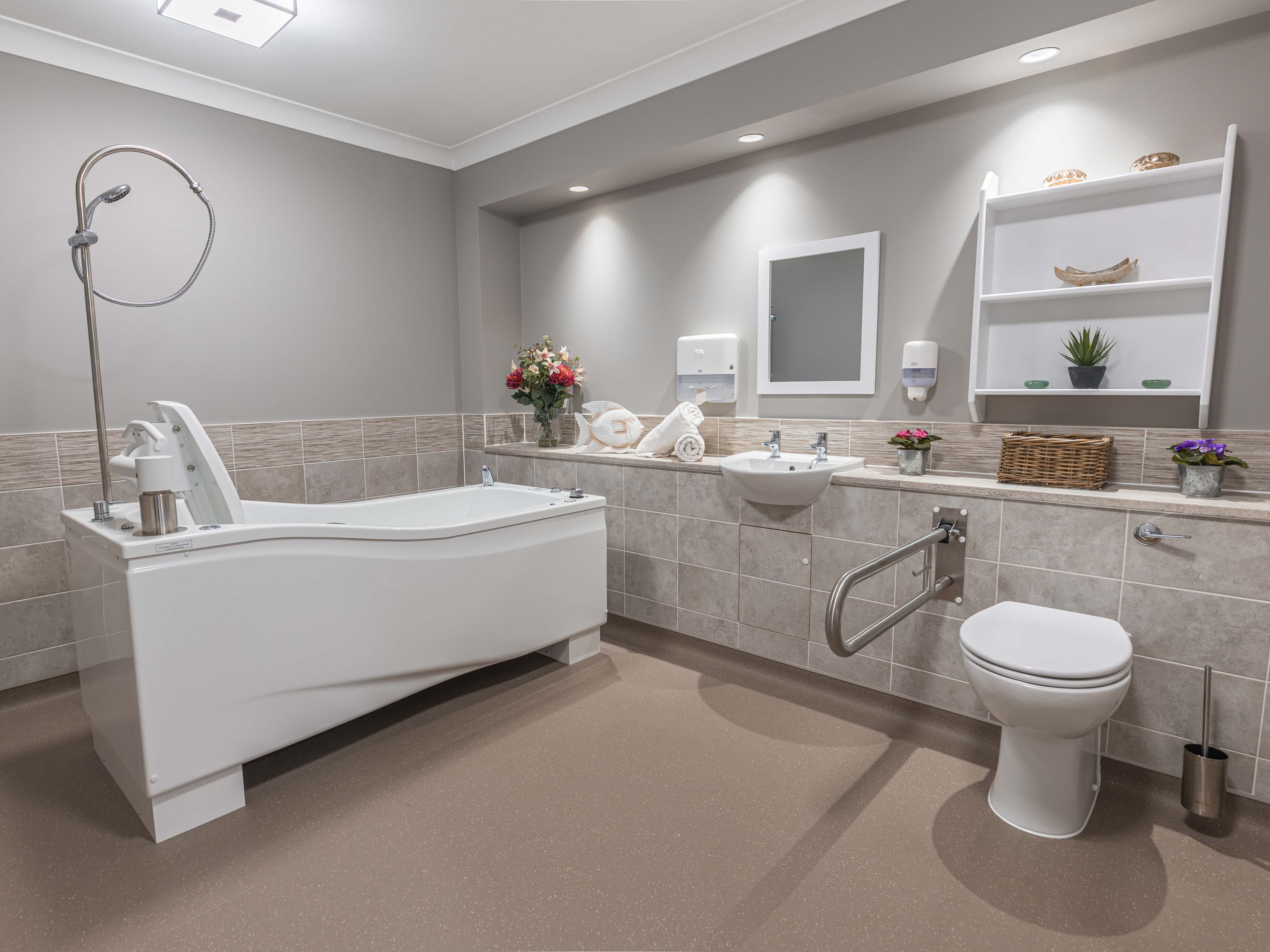 Bathroom at Alice Grange Care Home in Kesgrave, East Suffolk