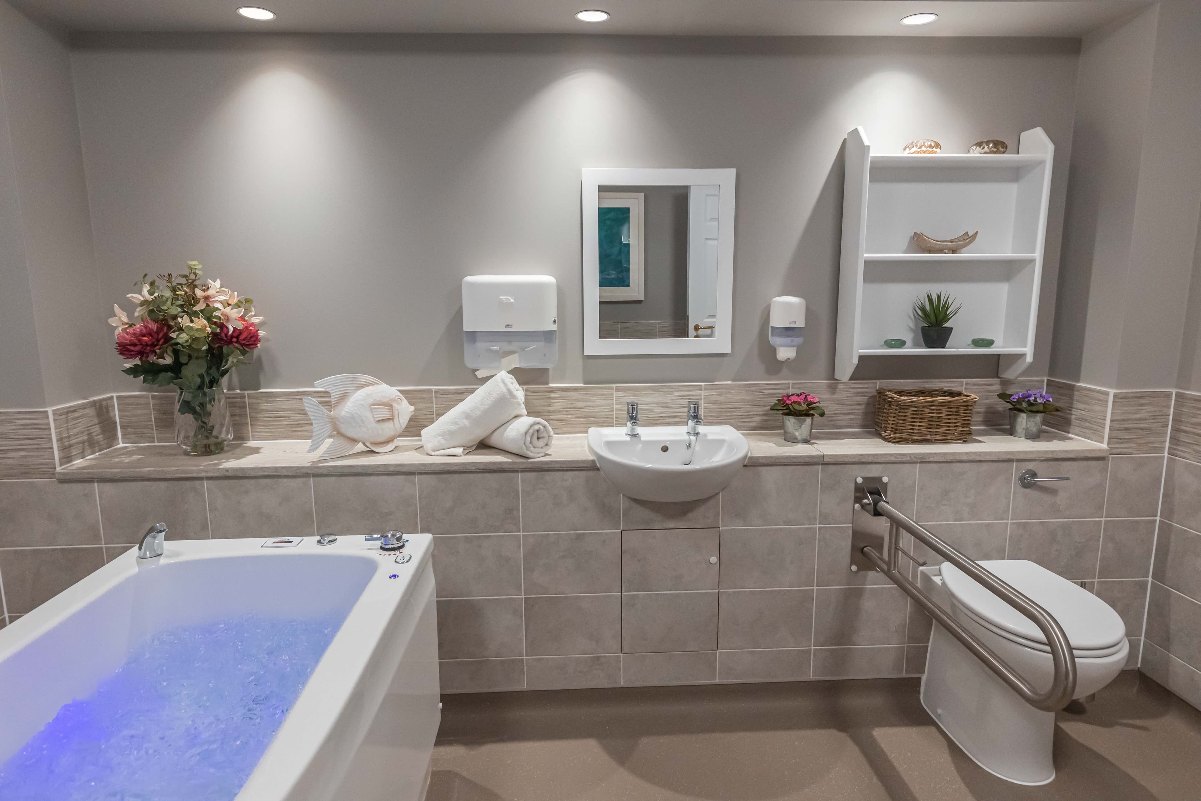 Bathroom at Alice Grange Care Home in Kesgrave, East Suffolk