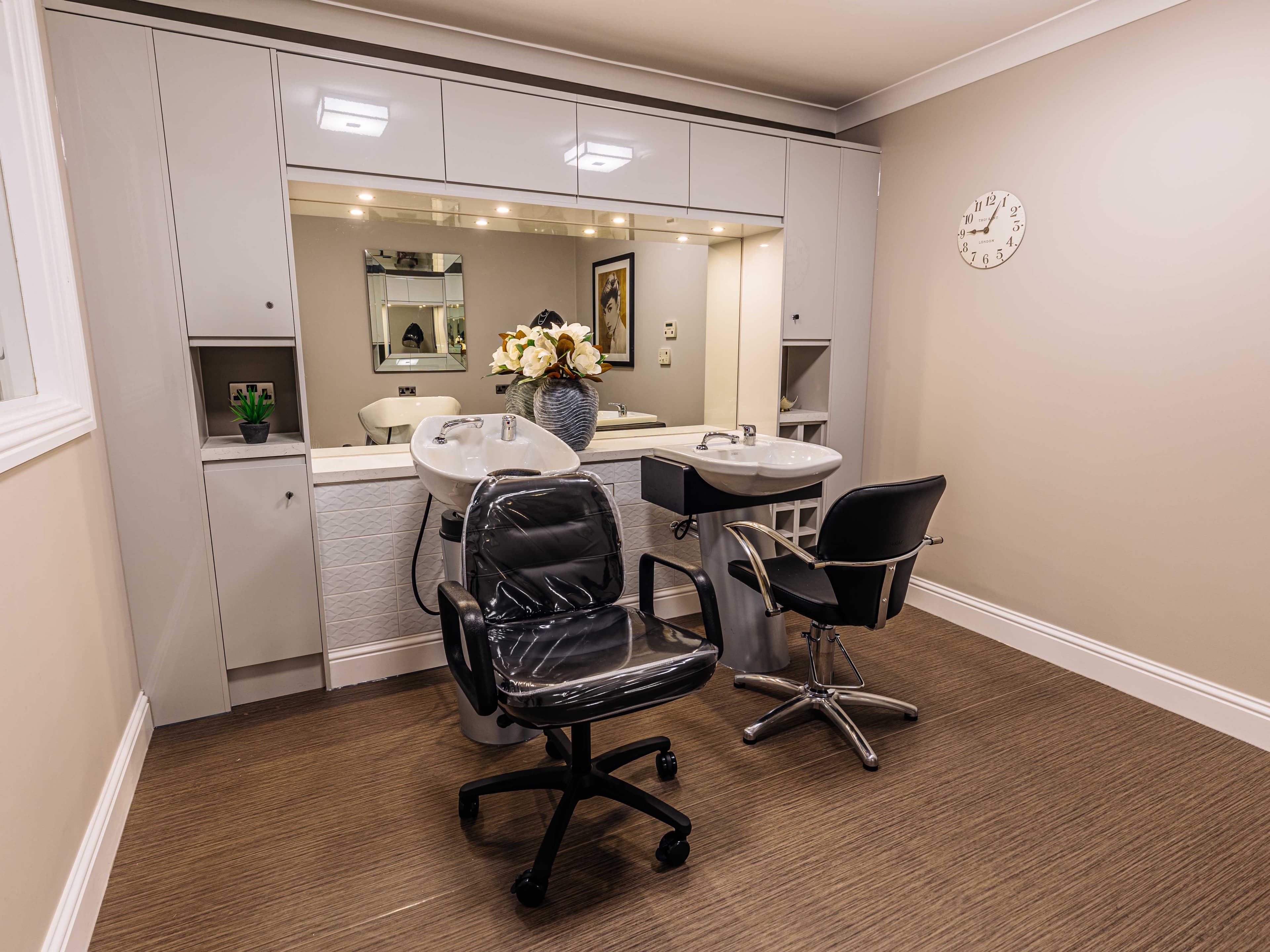 Salon at Alice Grange Care Home in Kesgrave, East Suffolk