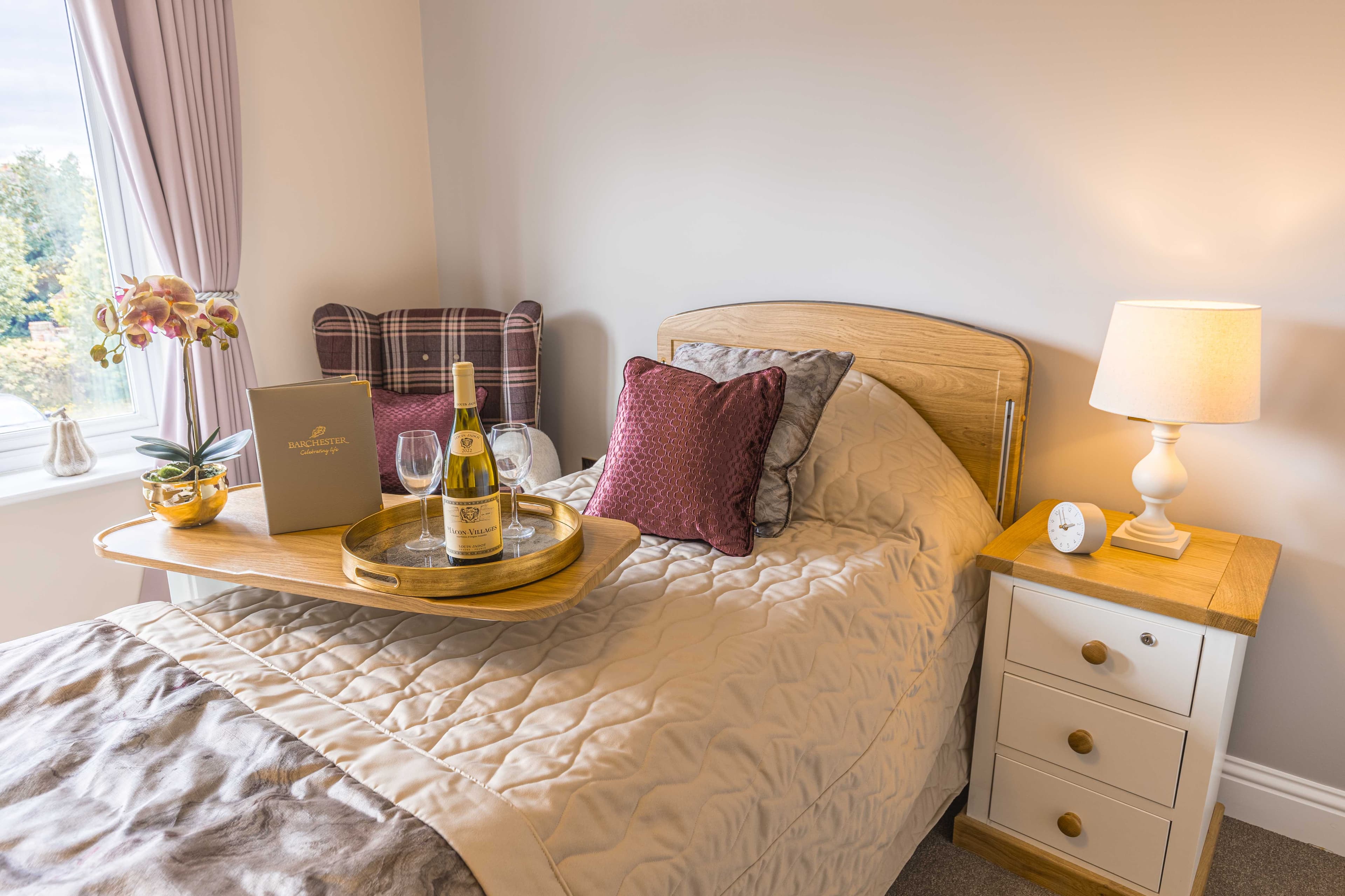 Bedroom at Alice Grange Care Home in Kesgrave, East Suffolk