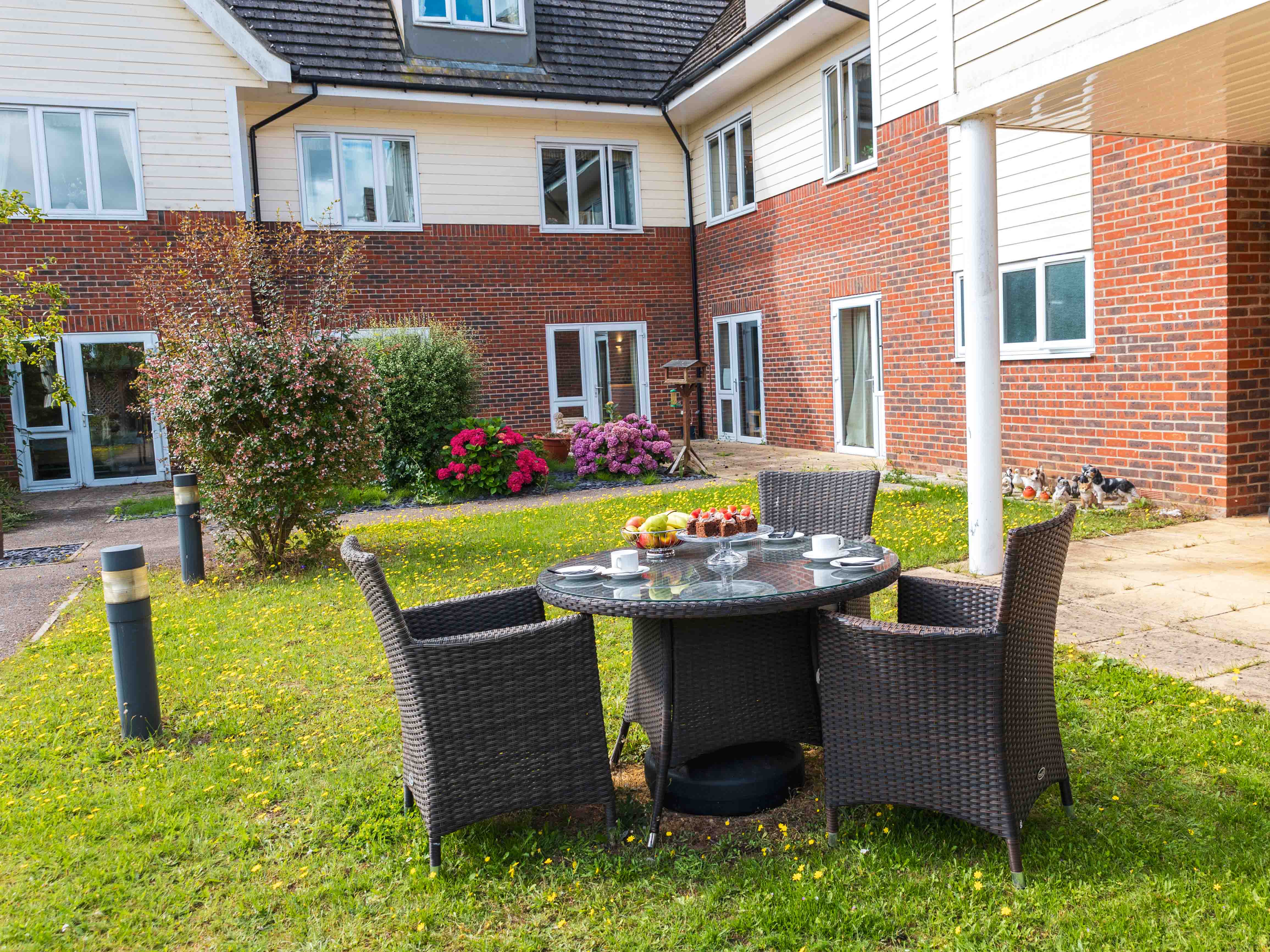 Garden at Alice Grange Care Home in Kesgrave, East Suffolk