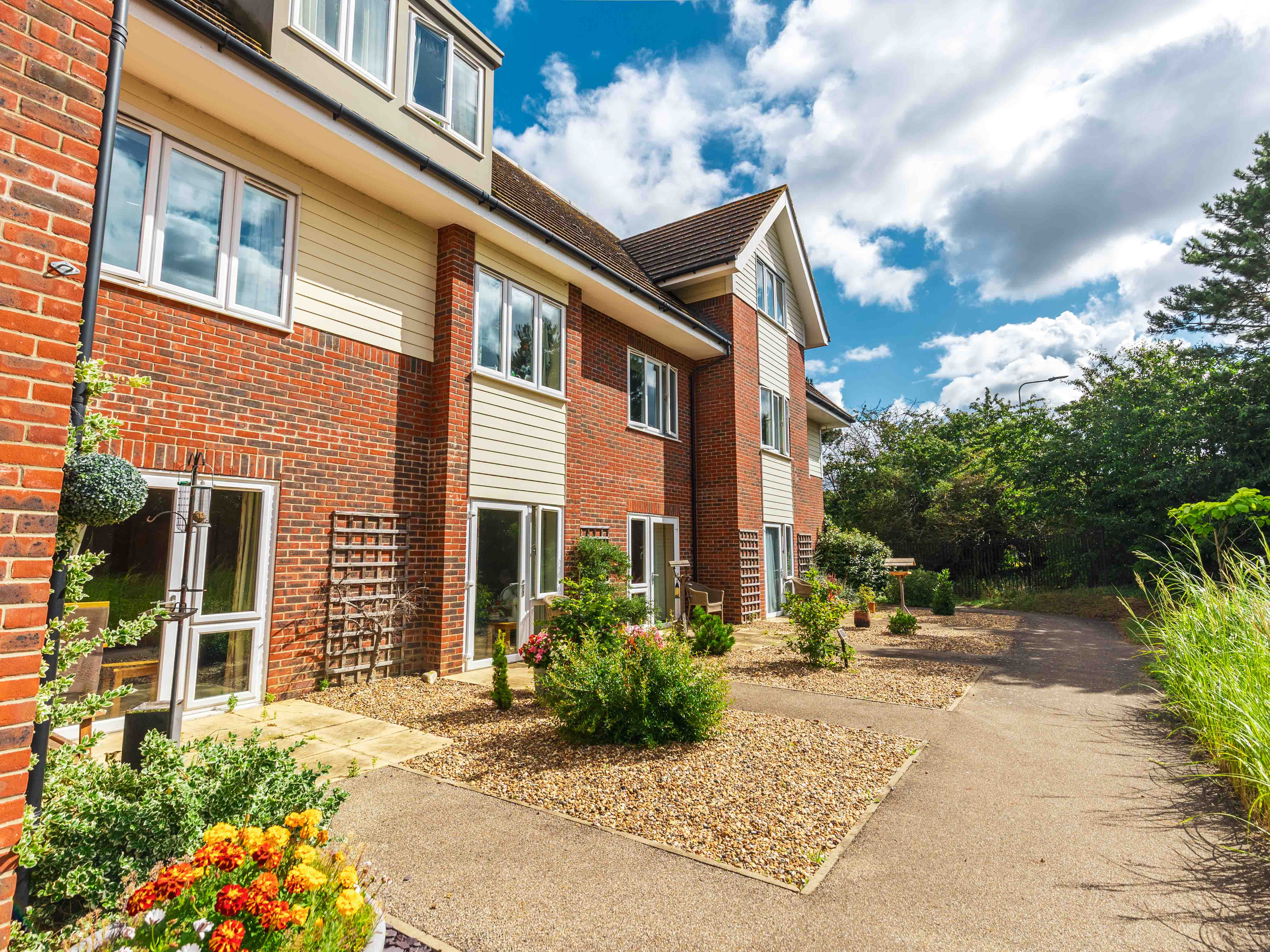 Garden at Alice Grange Care Home in Kesgrave, East Suffolk