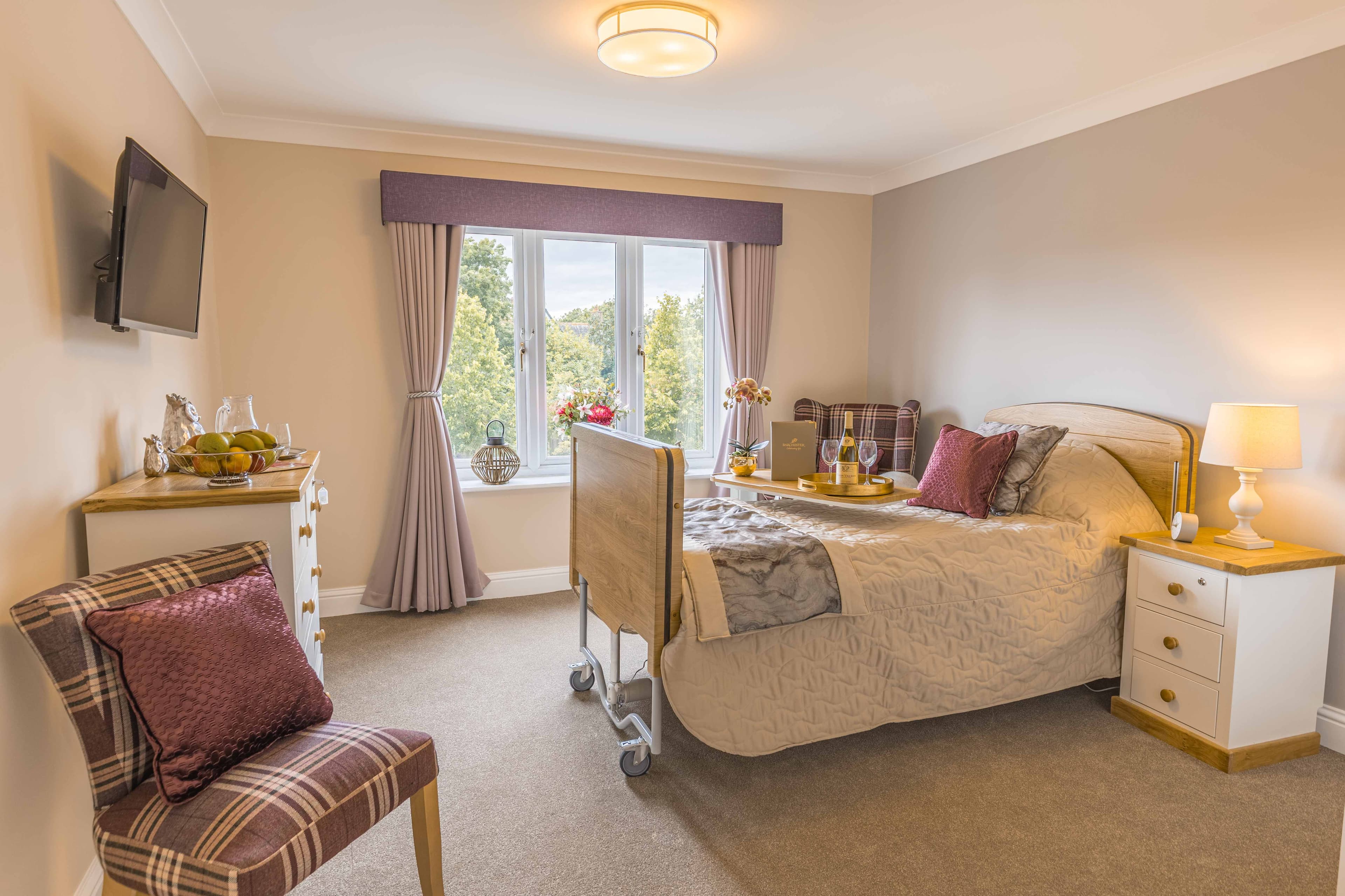 Bedroom at Alice Grange Care Home in Kesgrave, East Suffolk