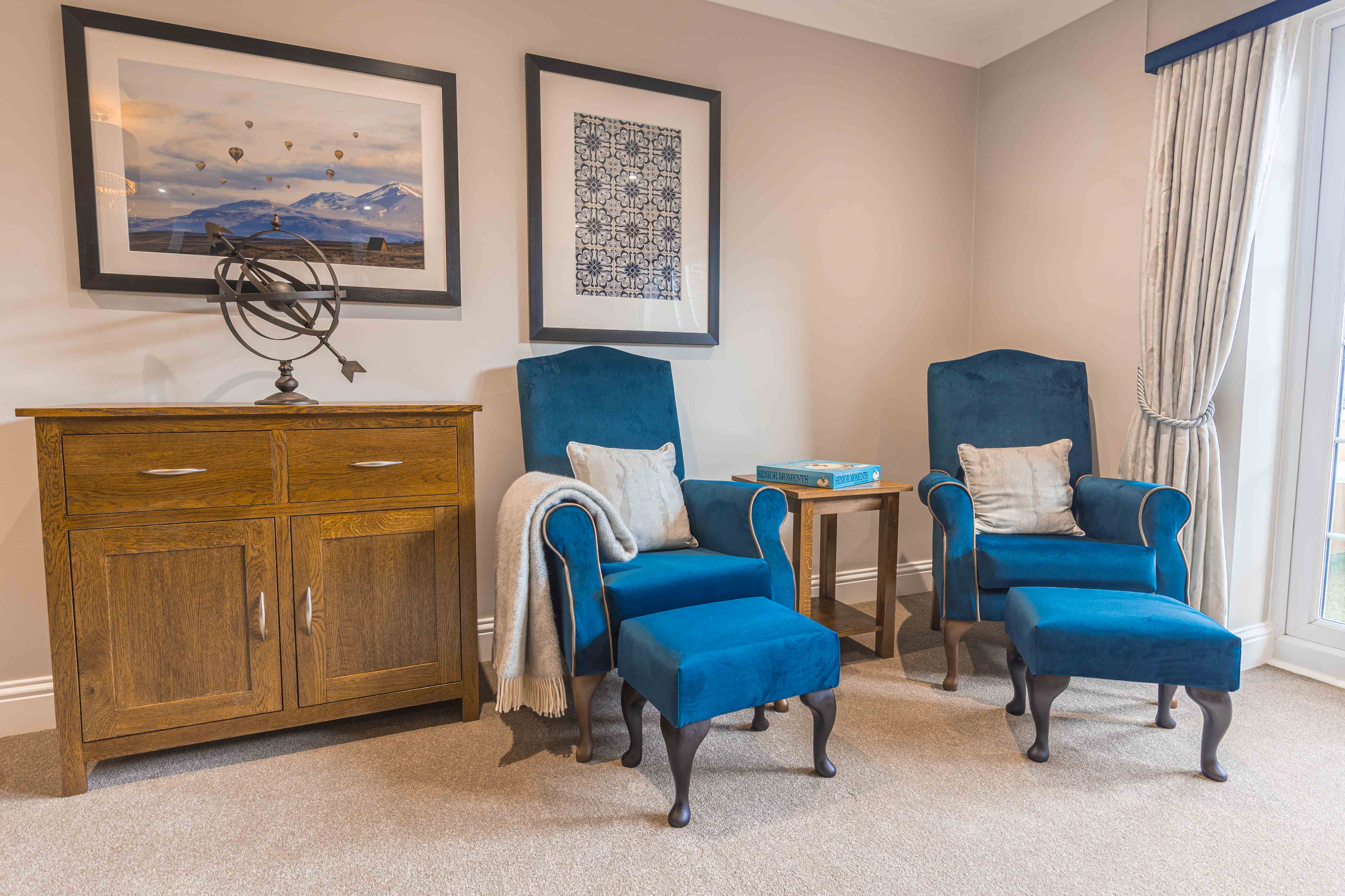 Communal Area at Alice Grange Care Home in Kesgrave, East Suffolk