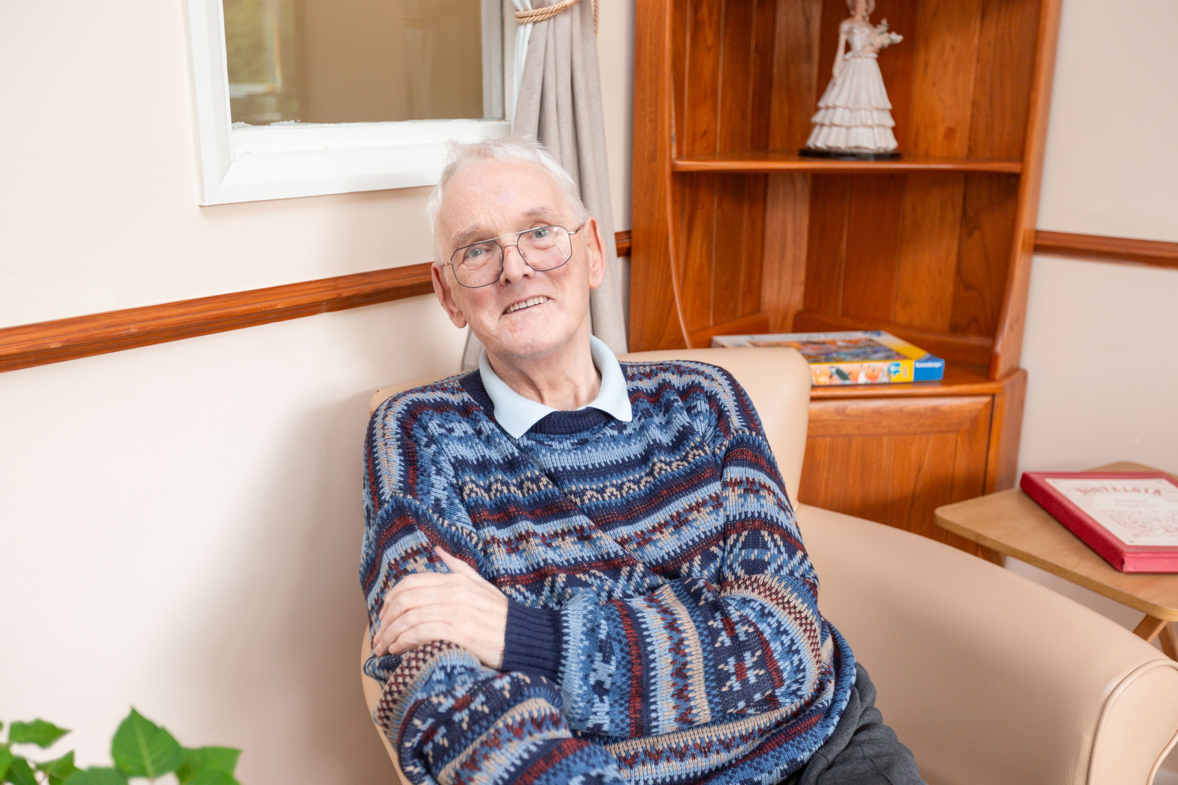 Residents at Aliwal Manor Care Home in Peterborough, Cambridgeshire