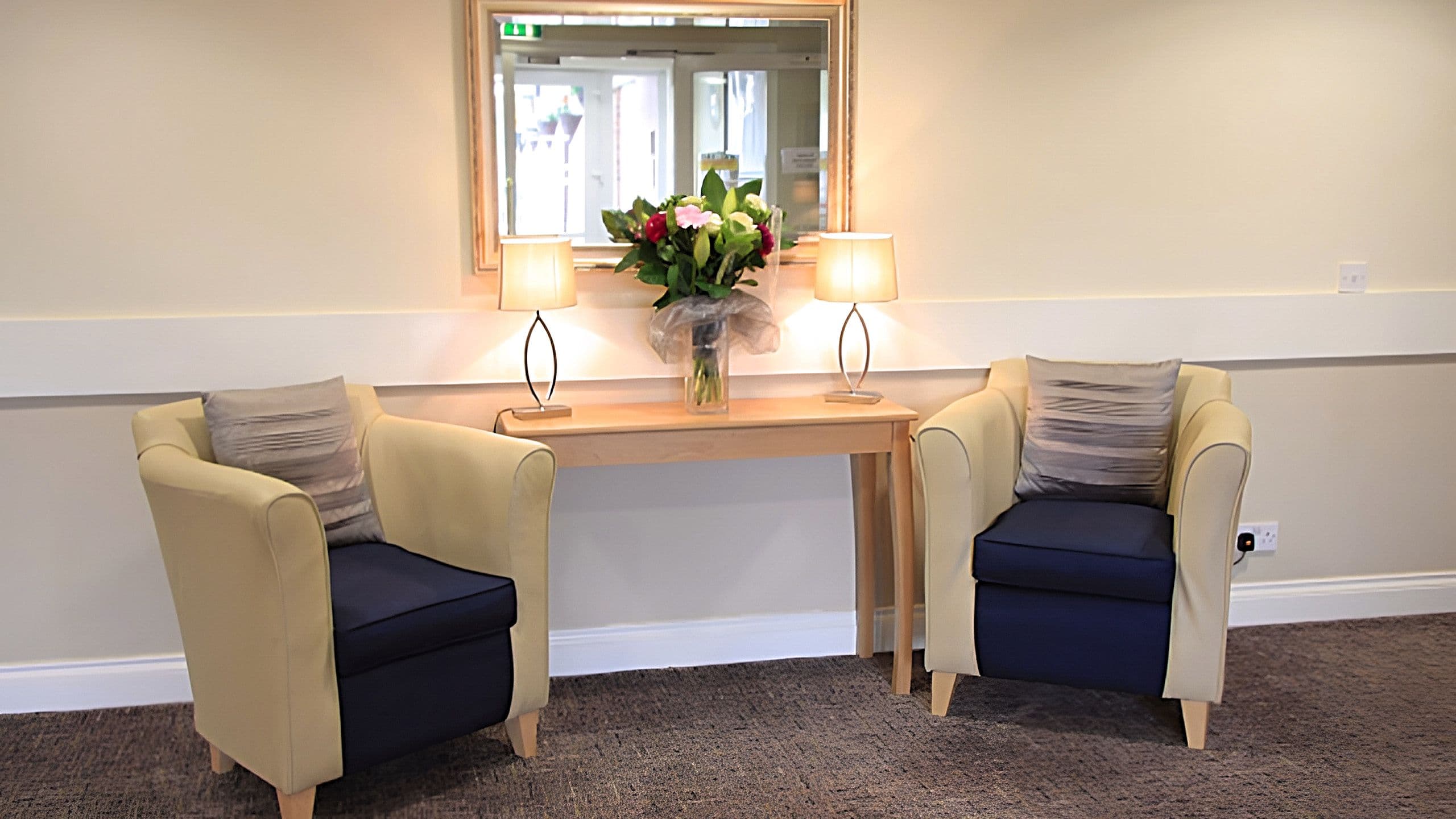 Interior of Amber Court Care Home in Blackpool, Lancashire