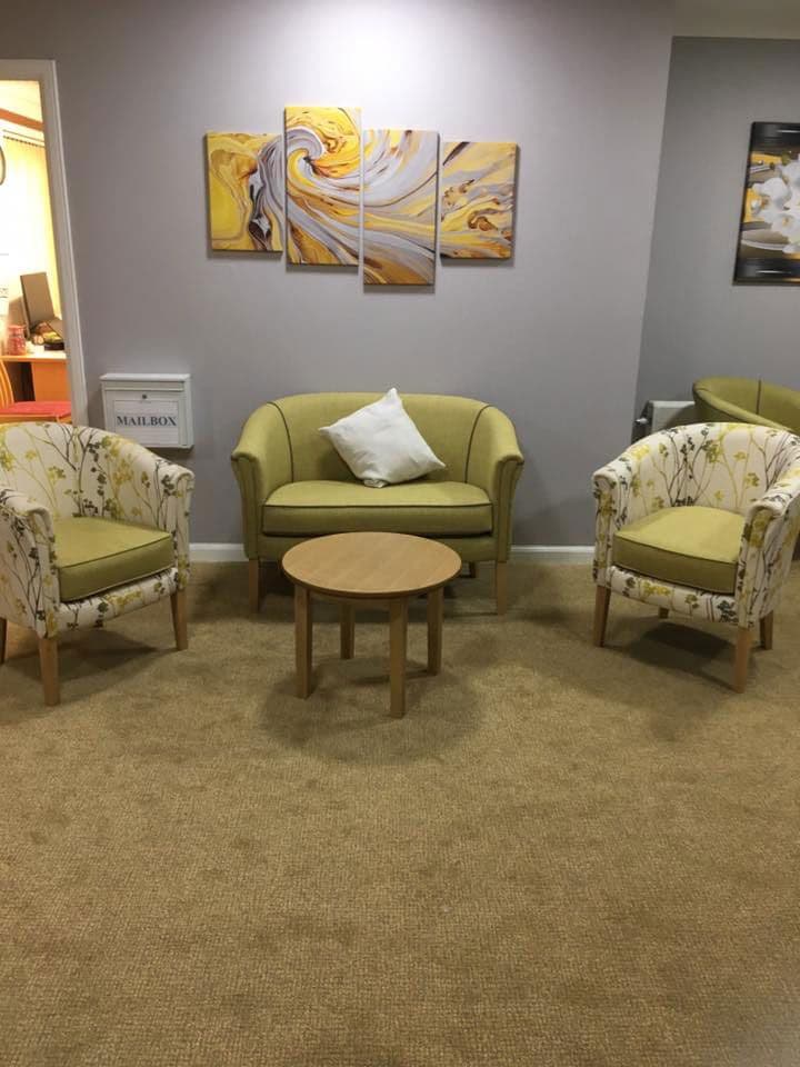 Communal Area of Cochrane Care Home in Johnstone, Renfrewshire