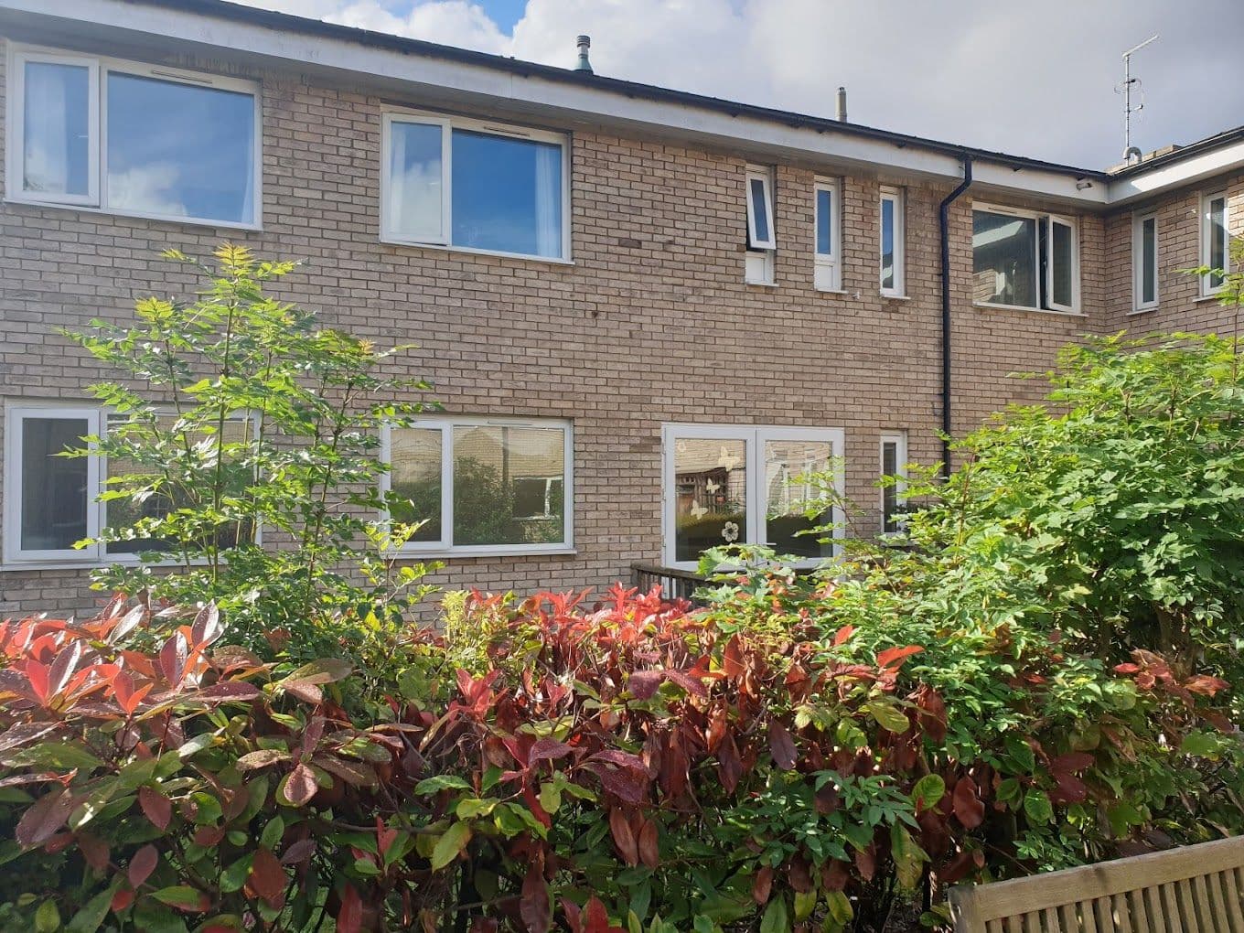 Garden at Arbor Care Home in Leicester, Leicestershire