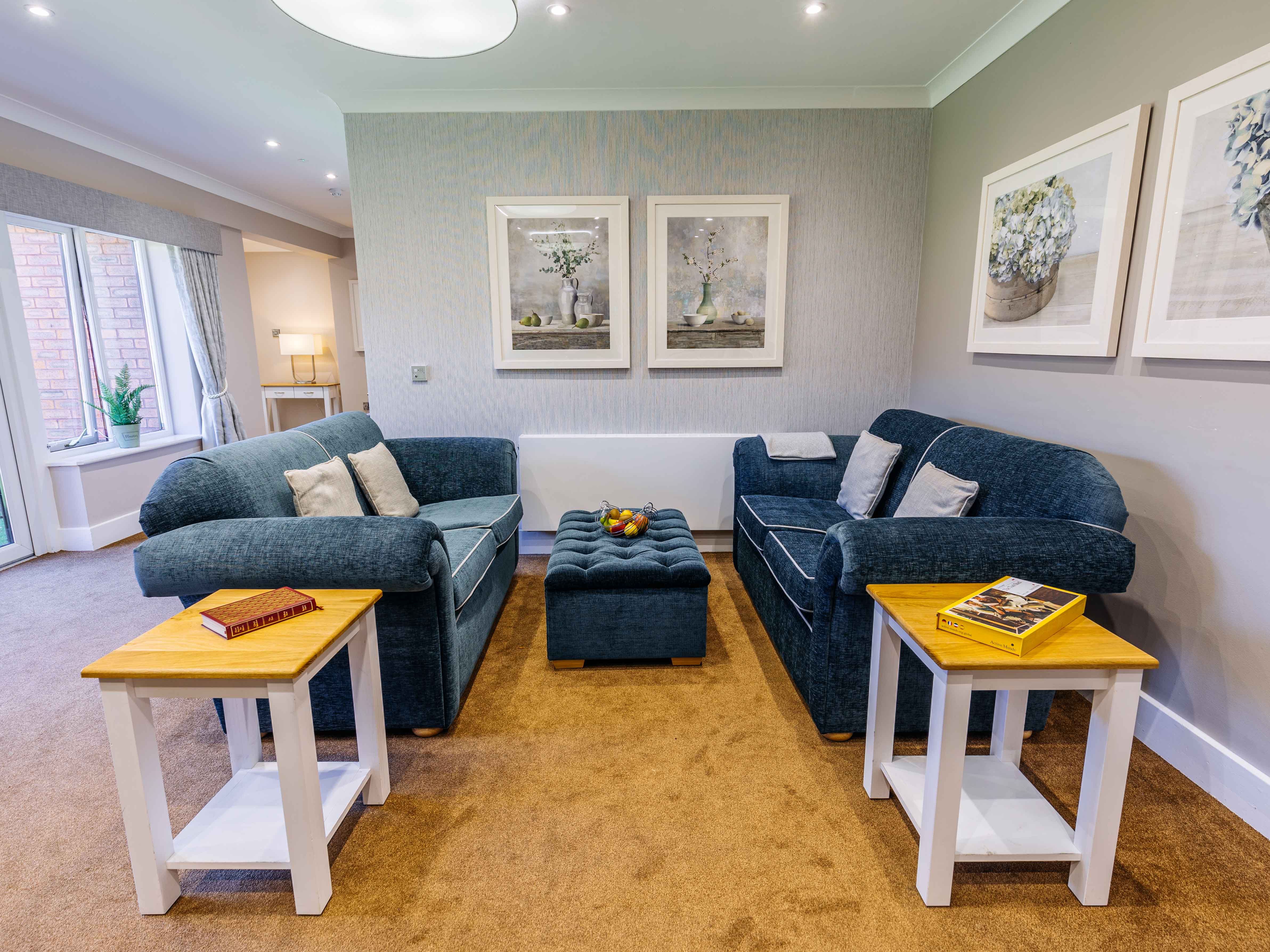 Communal Lounge at Arbour Court Care Home in Marple, Stockport