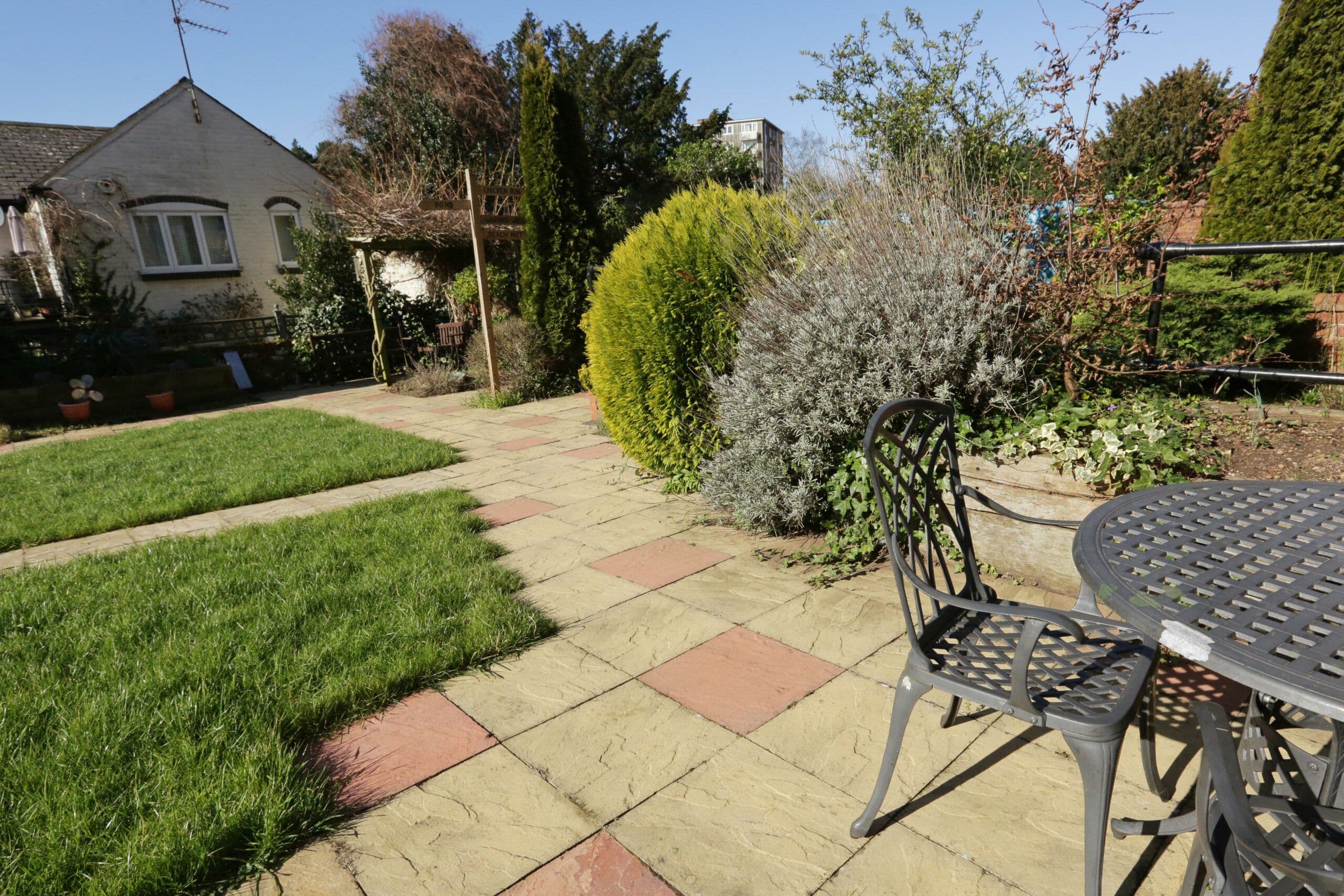 Garden at Arden House, Leamington Spa, Warwick