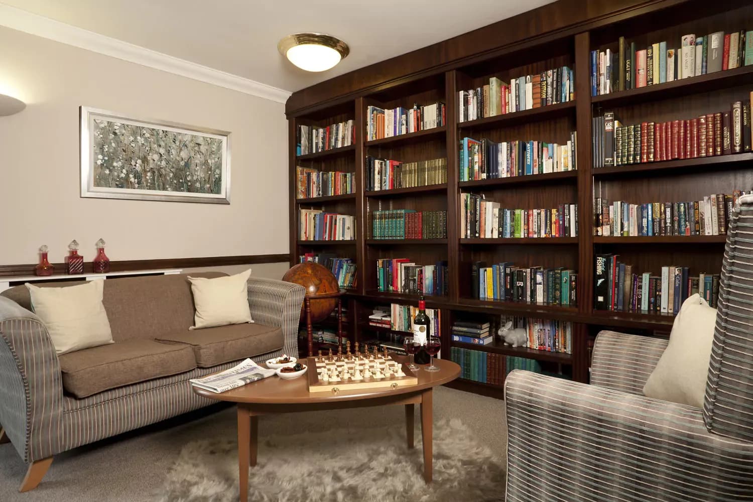 Library at Ashbrook Court in Waltham Abbey, Epping Forest