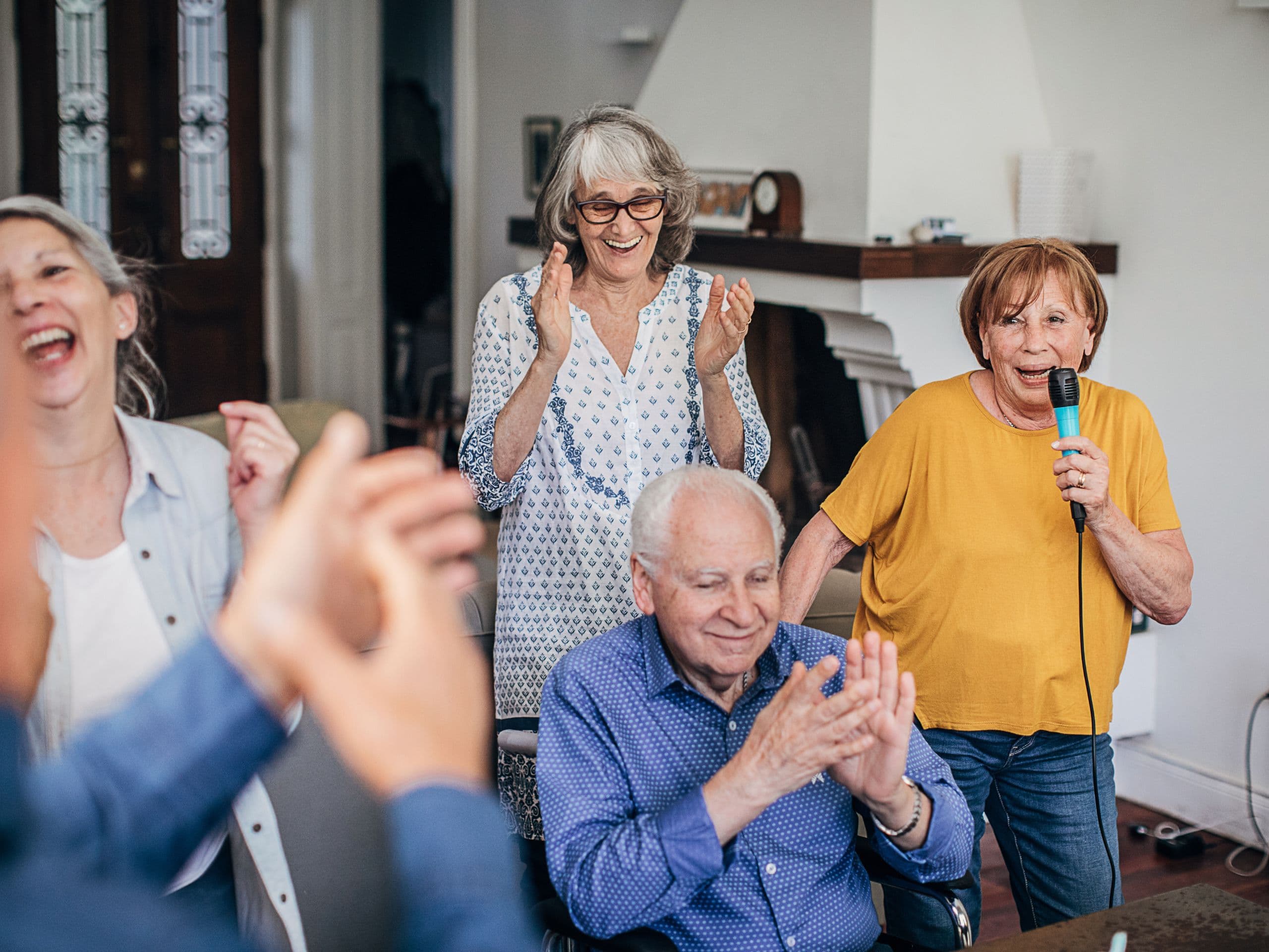 Residents of Ashcroft care home in Chesterfield