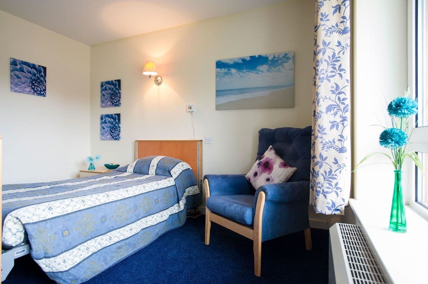 Bedroom at Ashgreen House Care Home in London, England