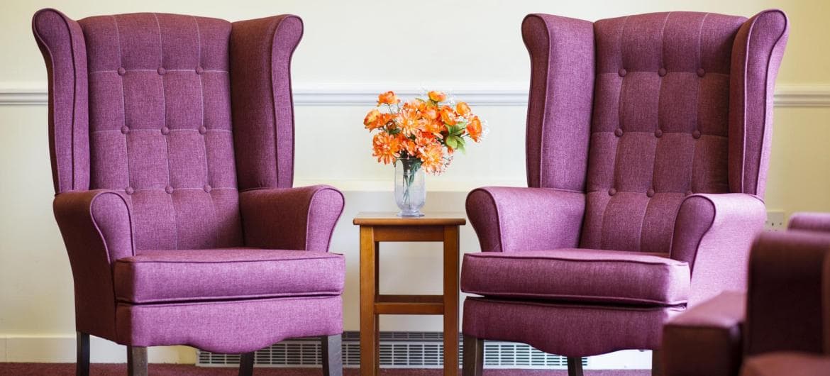 Communal Area at Ashgreen House Care Home in London, England