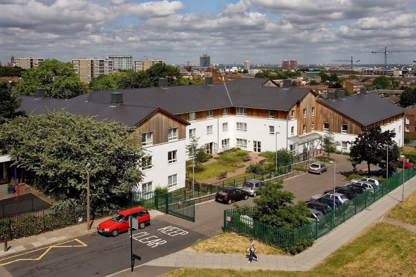 Exterior of Ashgreen House Care Home in London, England