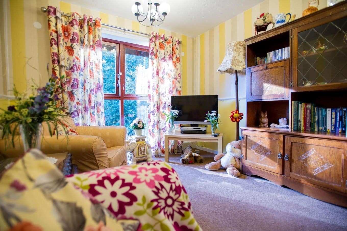 Communal Area at Ashley House Care Home in Bordon, East Hampshire