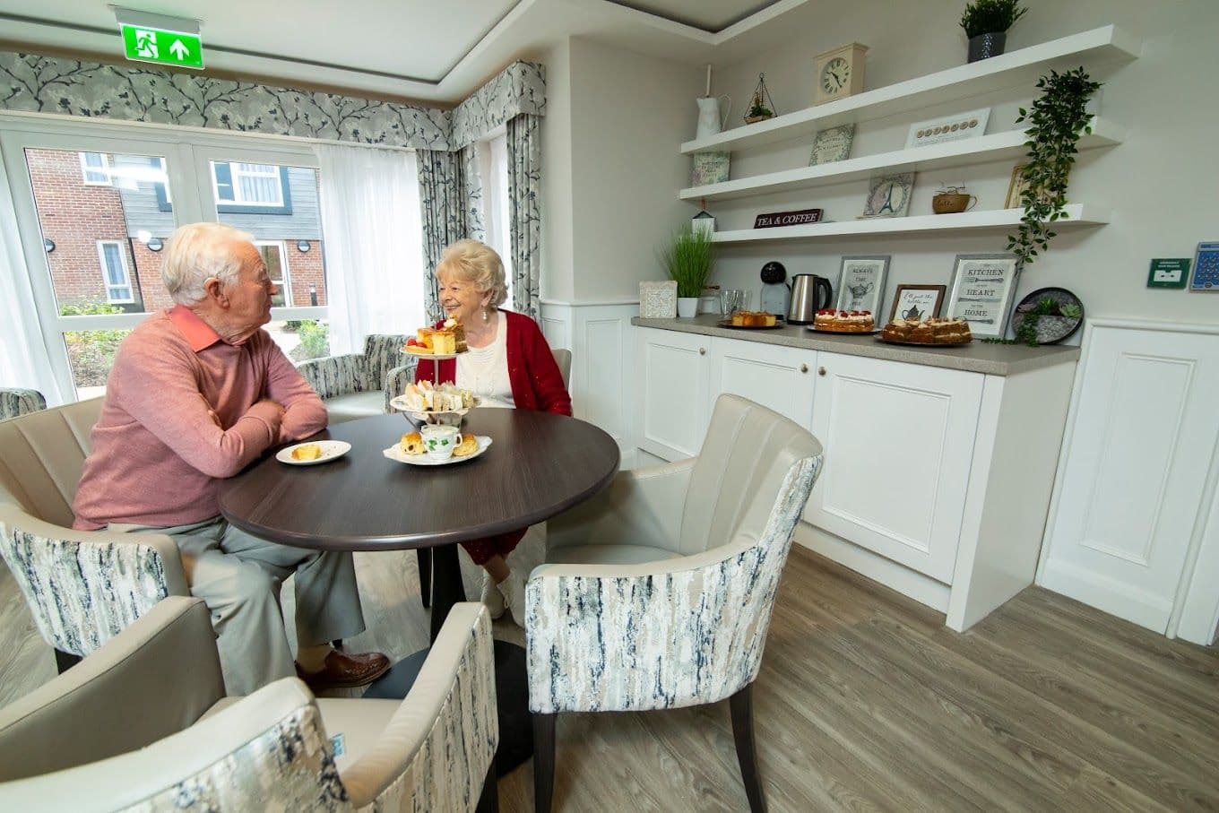 Dining area of Ashton Manor care home in Lancaster